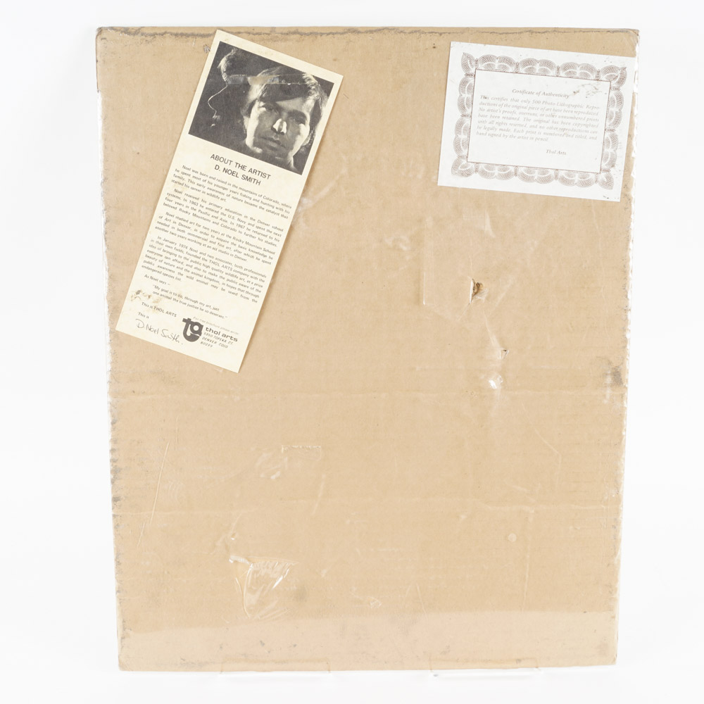 D Noel Smith Signed Lithograph, Commemorating America's Bi-Centennial