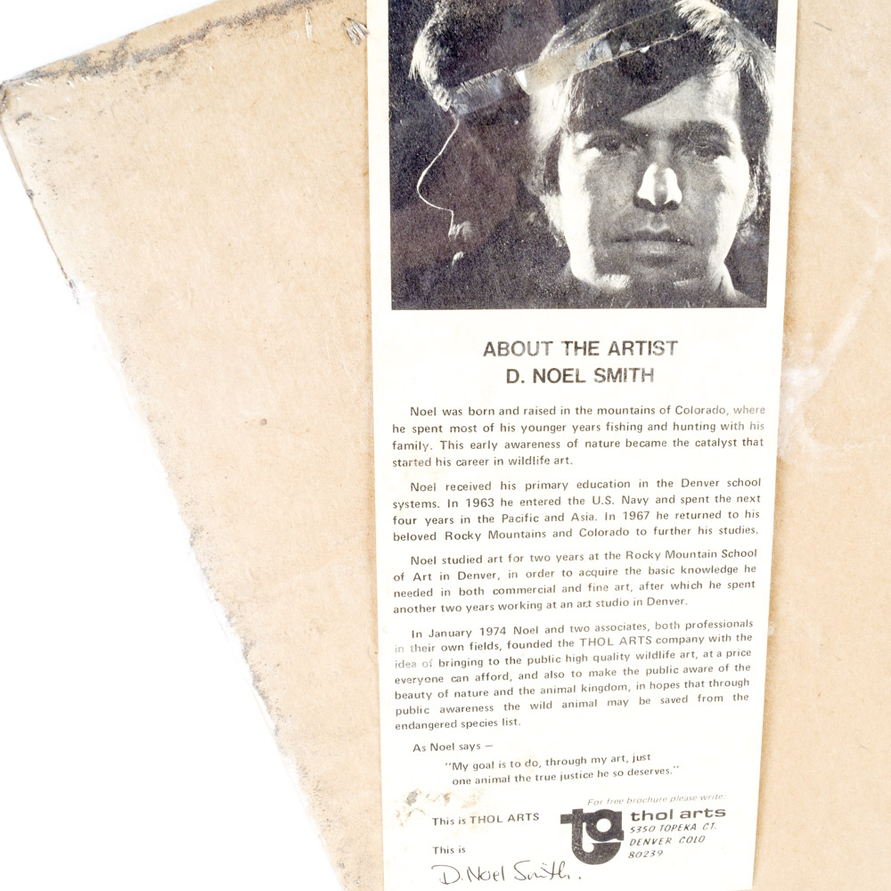 D Noel Smith Signed Lithograph, Commemorating America's Bi-Centennial