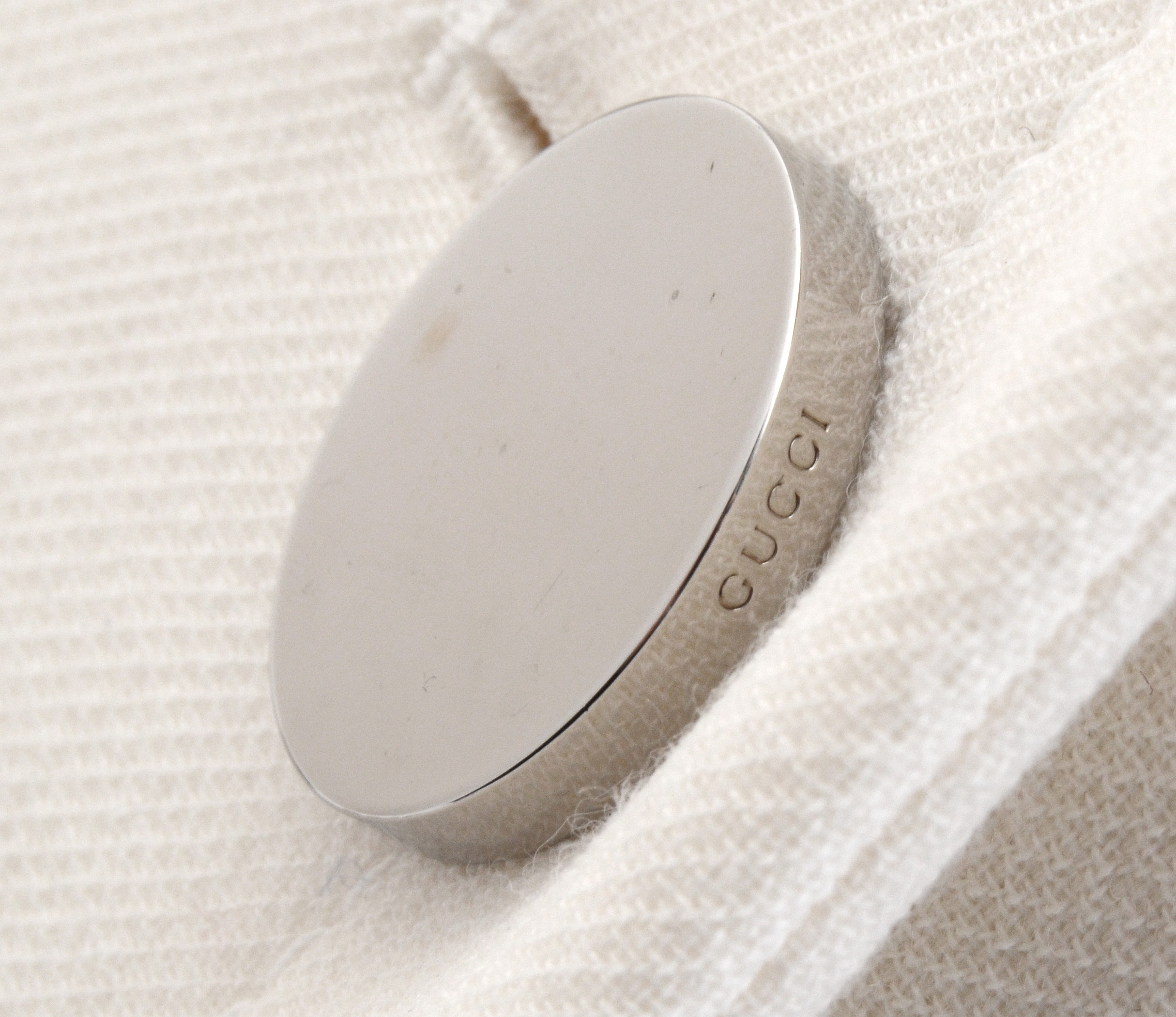 Gucci Ivory Wool Double-Breasted Coat