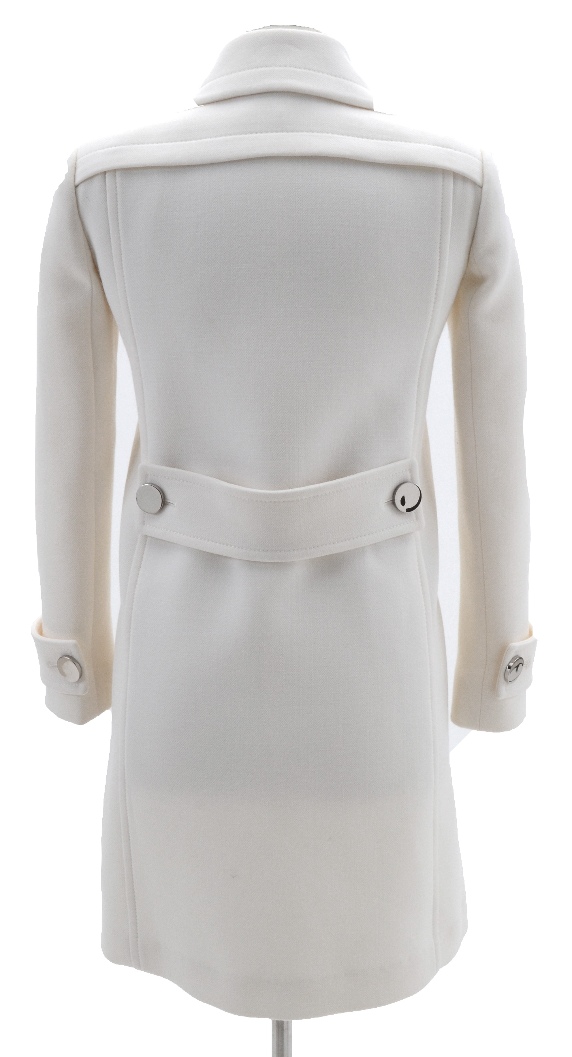 Gucci Ivory Wool Double-Breasted Coat