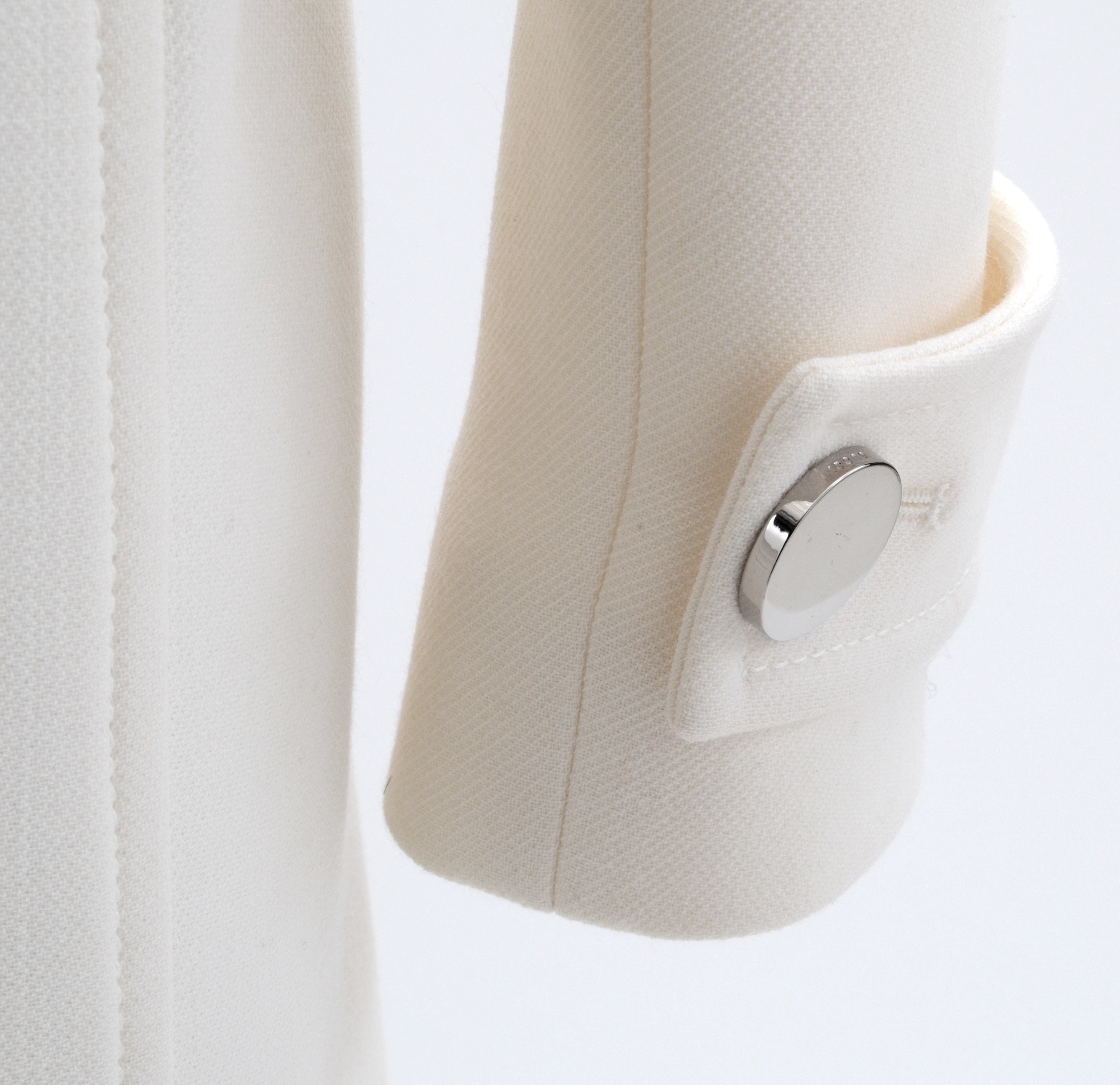 Gucci Ivory Wool Double-Breasted Coat