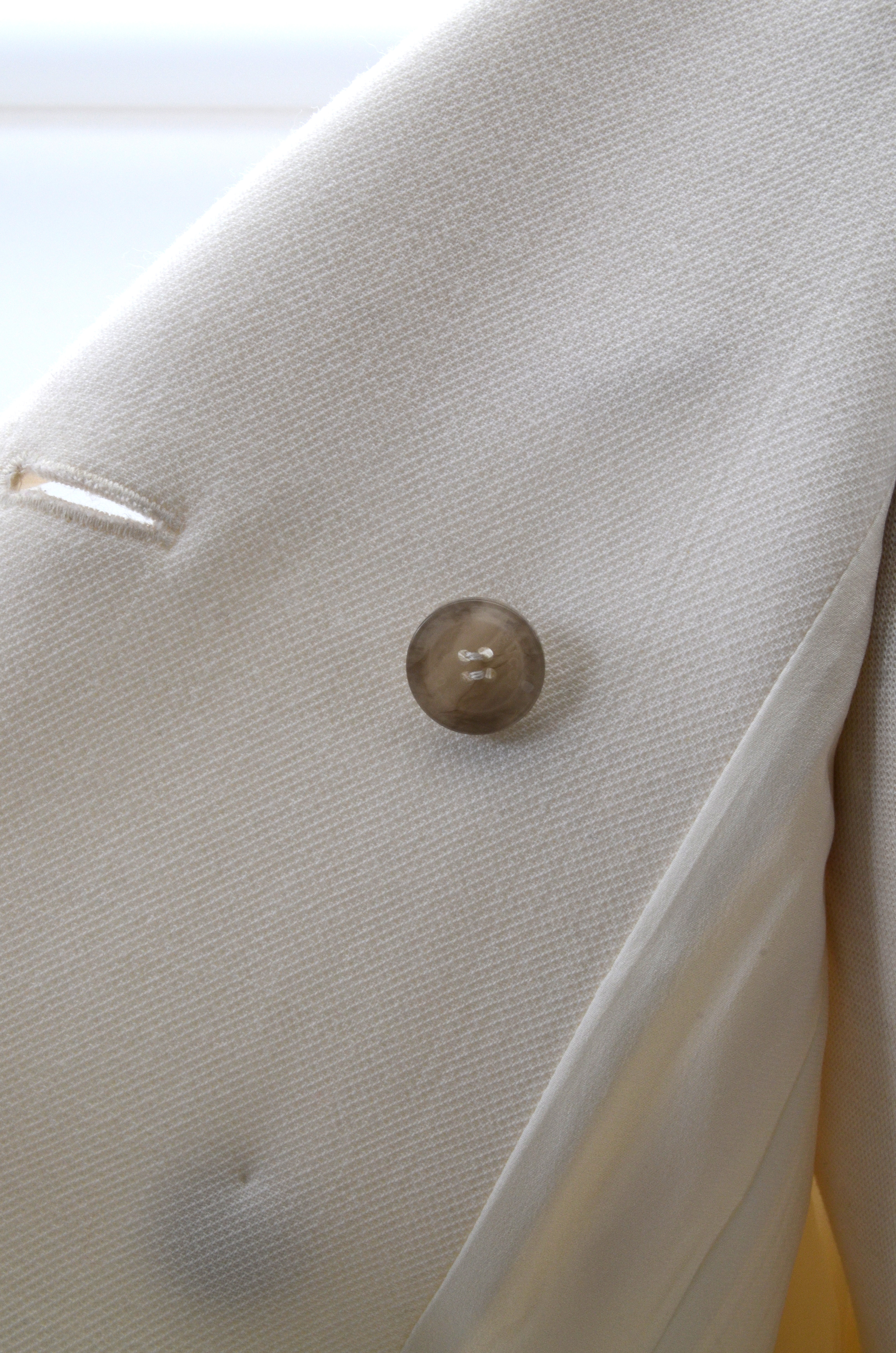 Gucci Ivory Wool Double-Breasted Coat