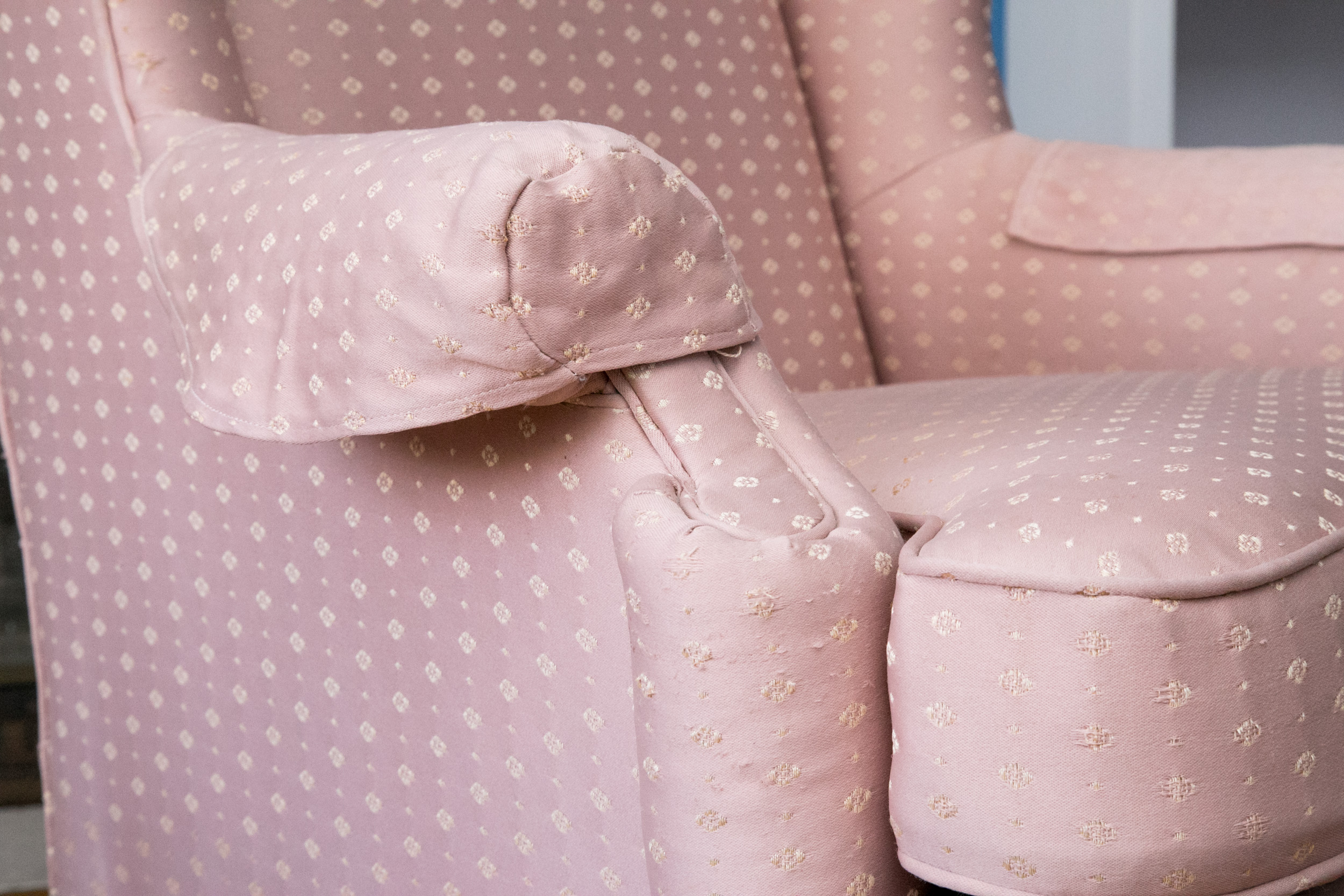 Queen Anne Style Wing Chair