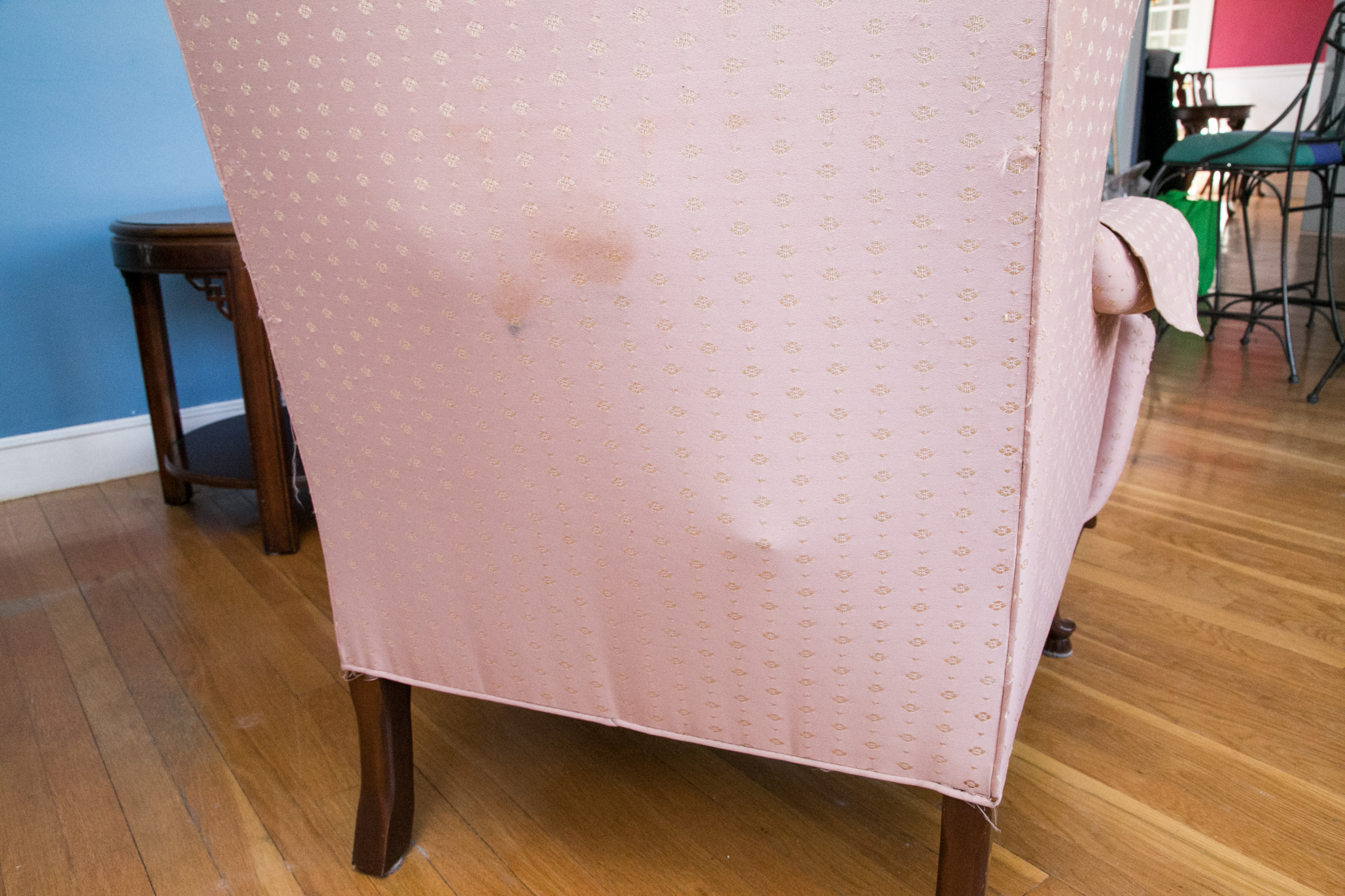 Queen Anne Style Wing Chair