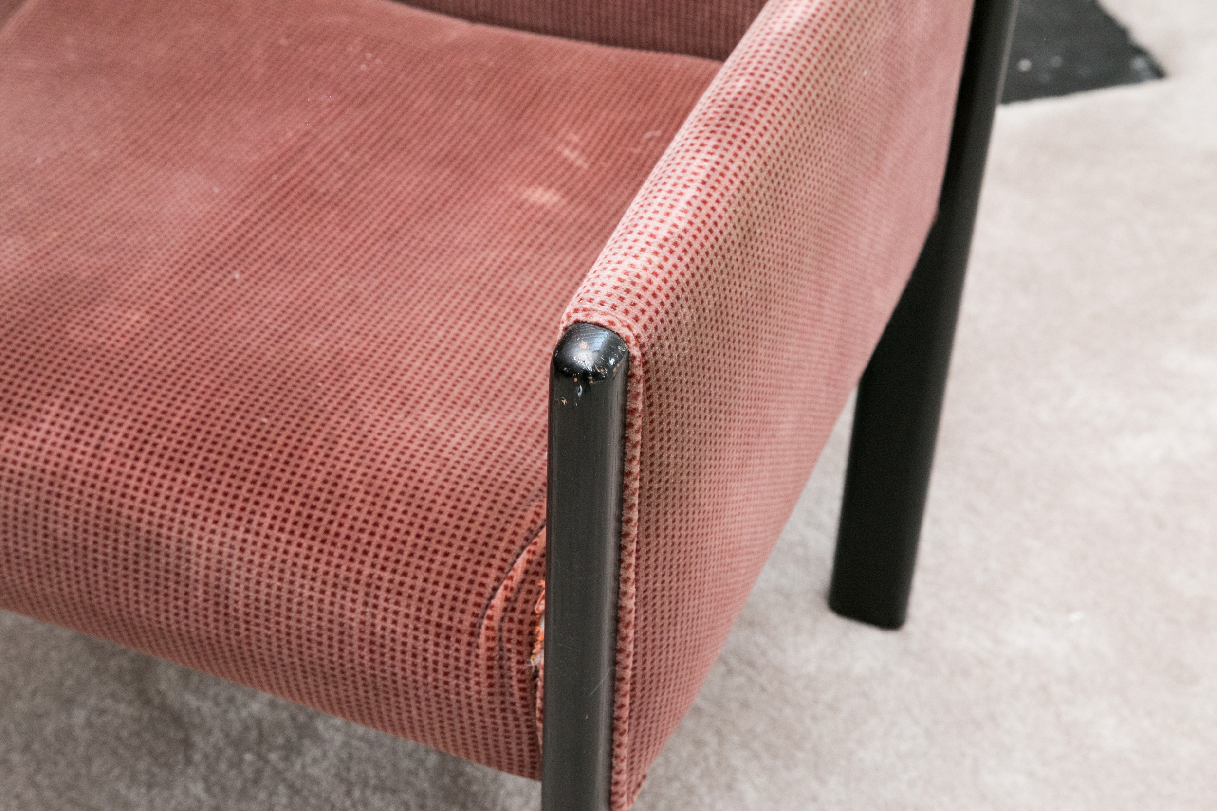 Contemporary Art Deco Style Upholstered Armchairs