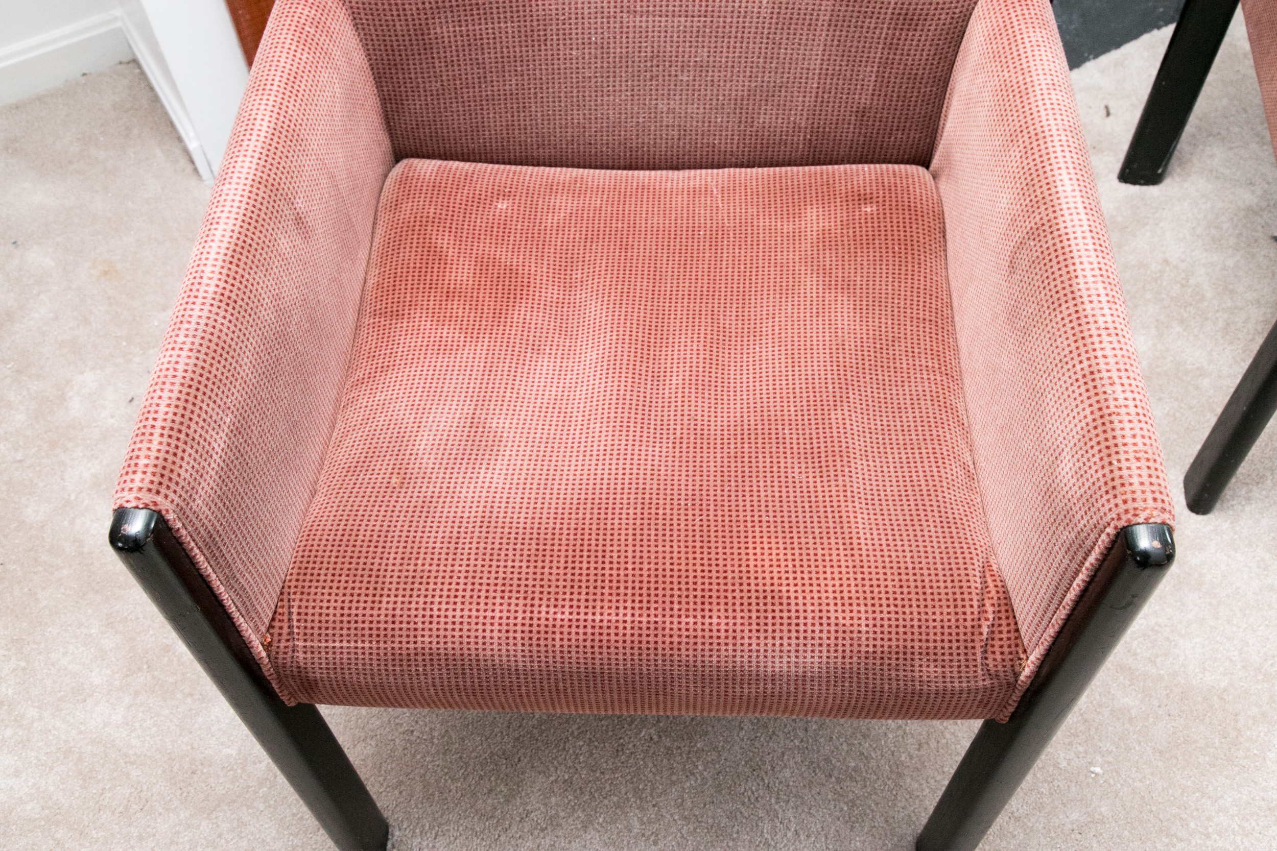 Contemporary Art Deco Style Upholstered Armchairs