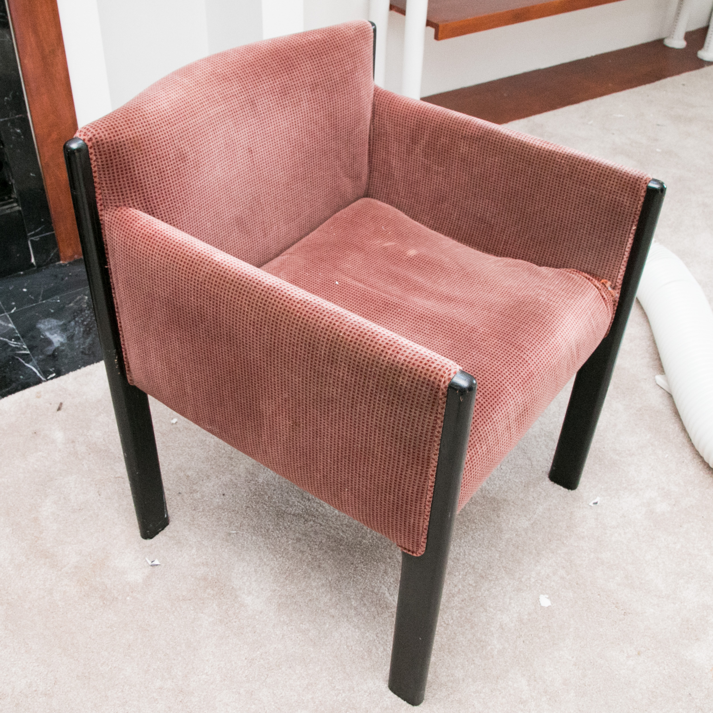 Contemporary Art Deco Style Upholstered Armchairs