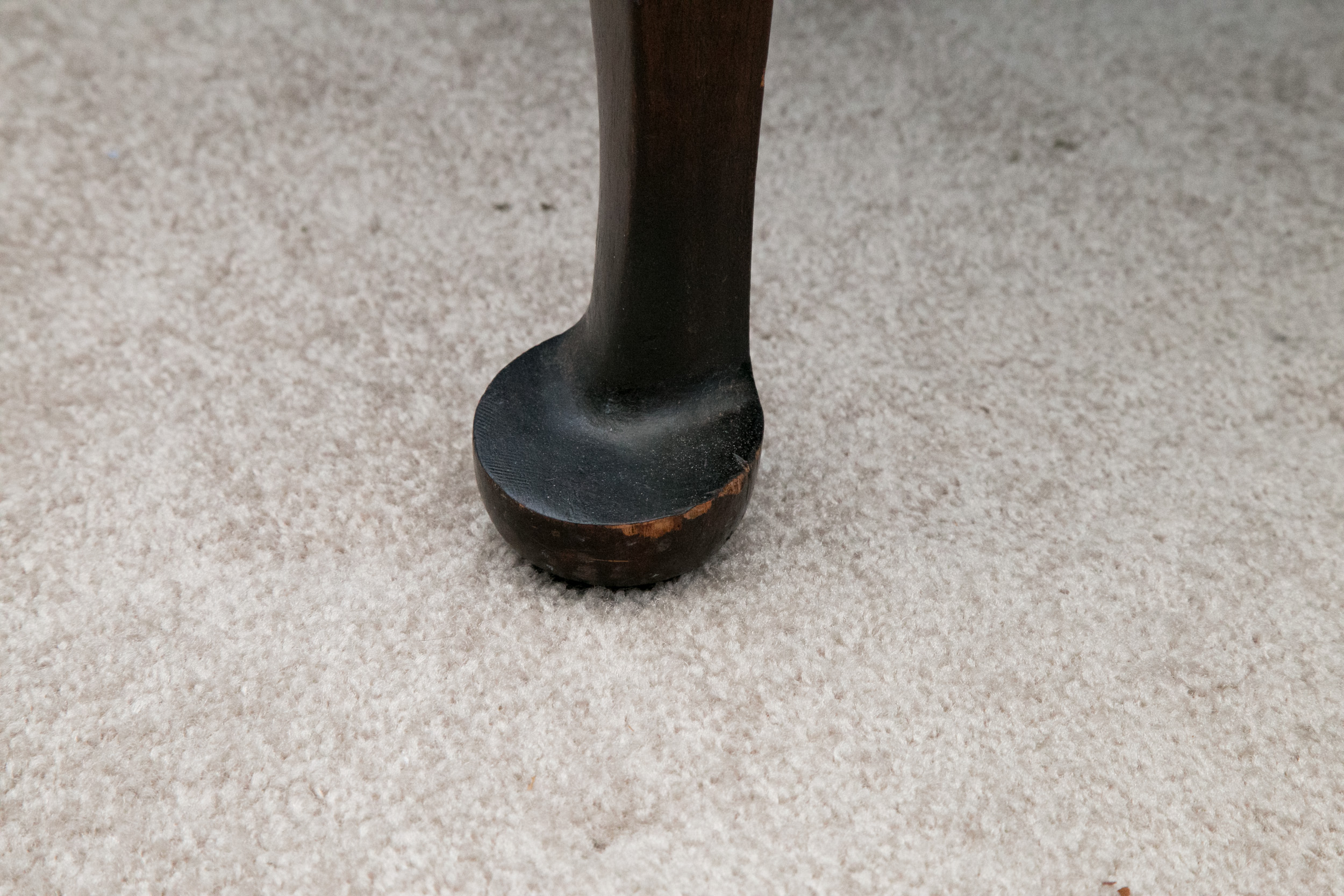 Queen Anne Style Stool with Needlework