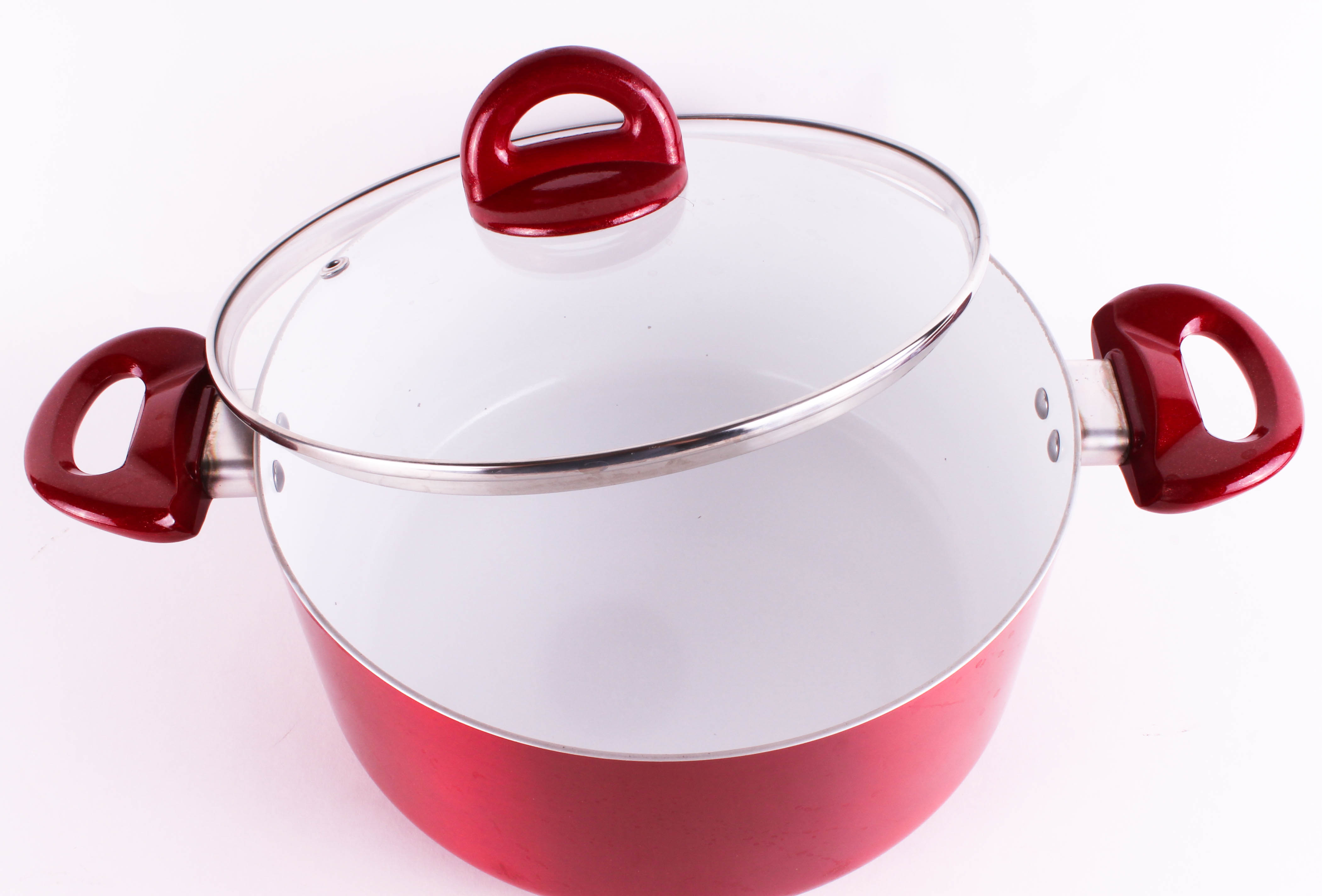Red Enameled Cookware Set by CeraPan