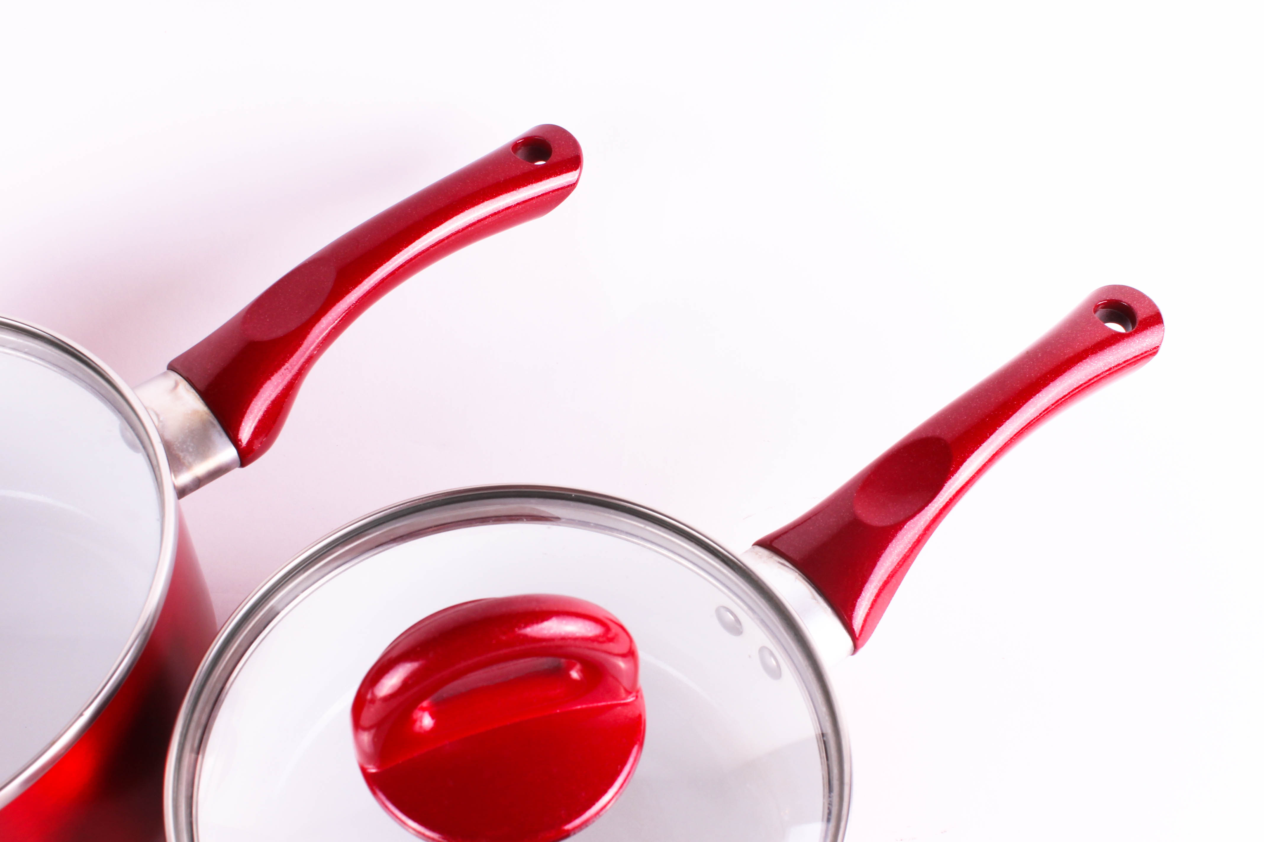 Red Enameled Cookware Set by CeraPan