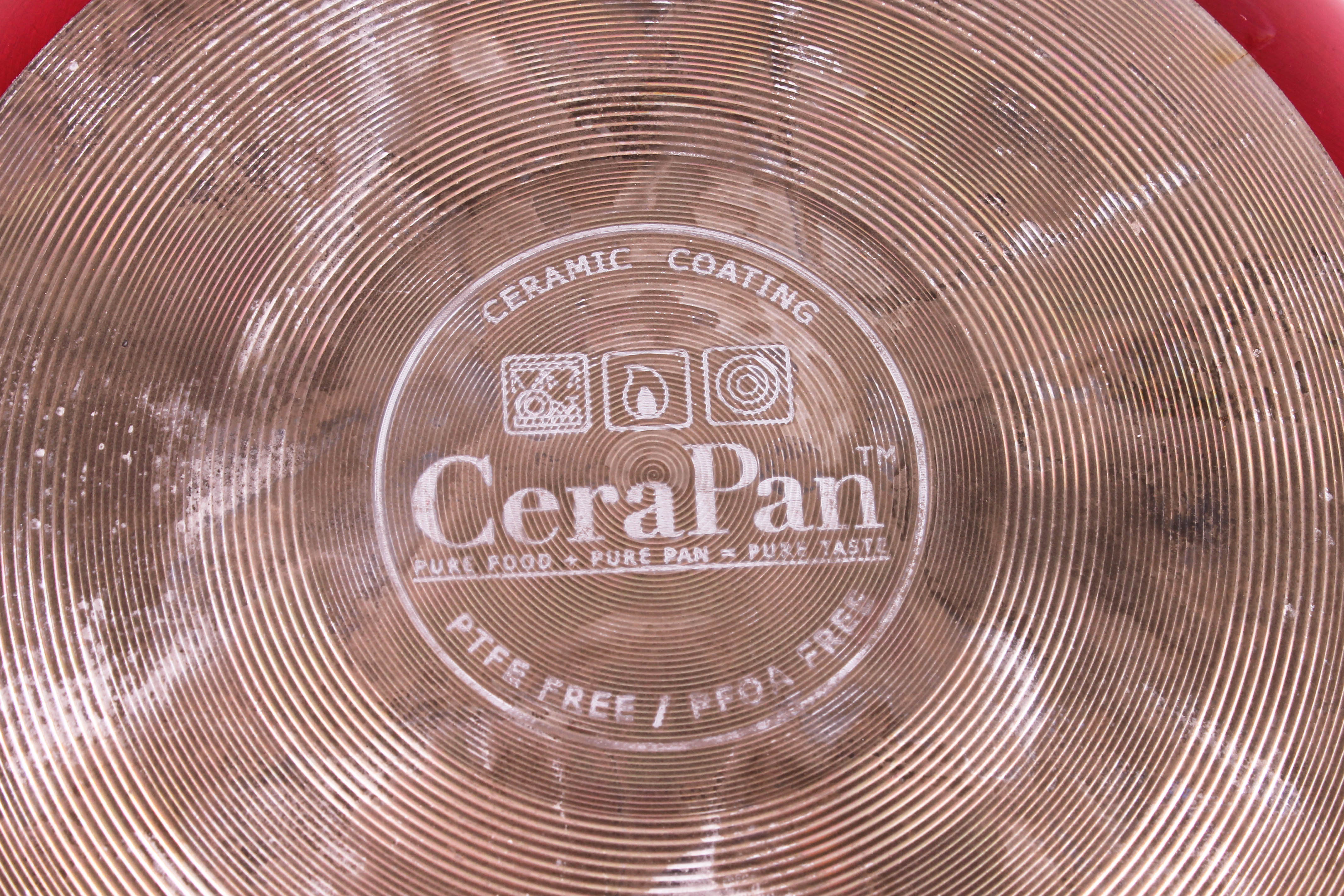 Red Enameled Cookware Set by CeraPan