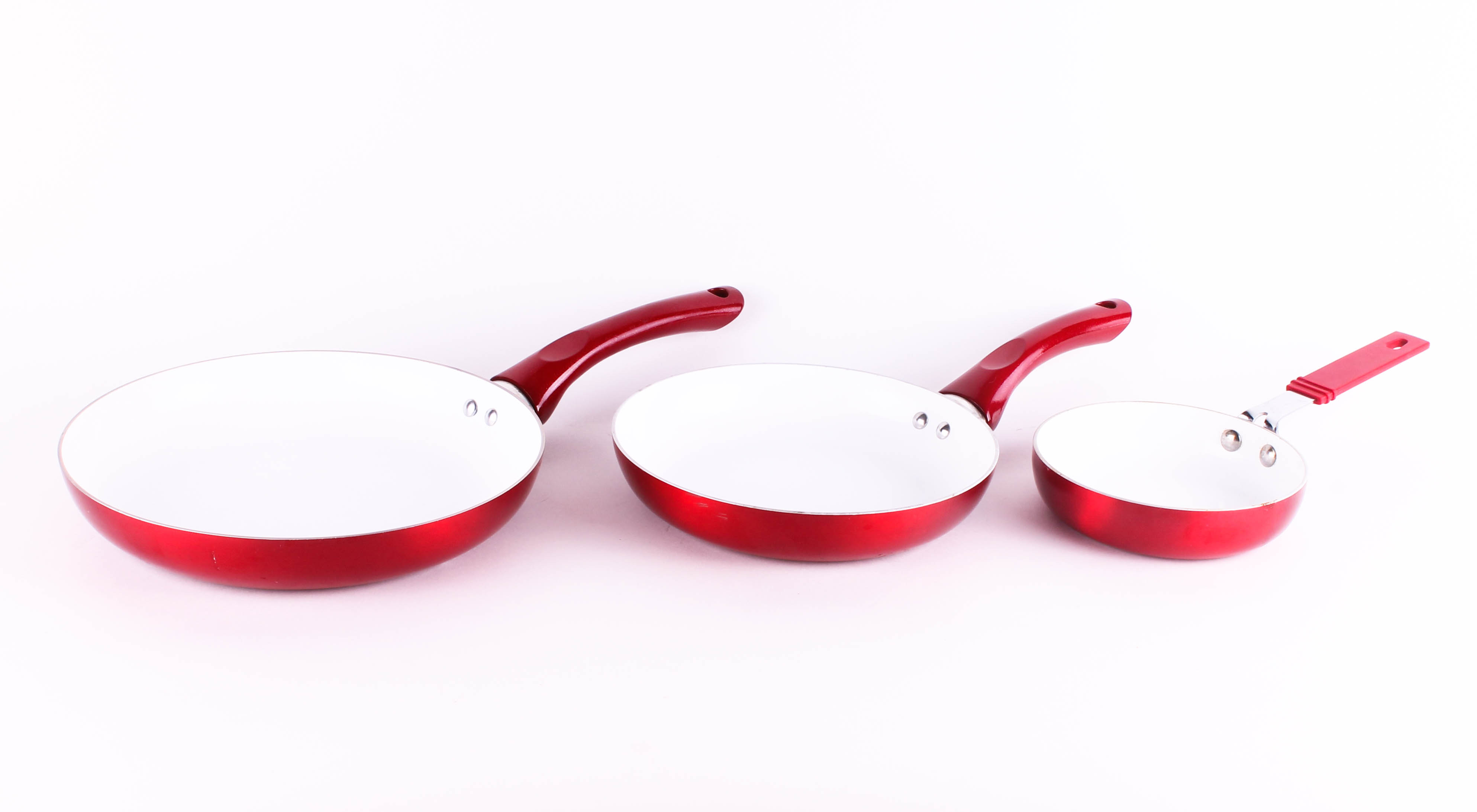 Red Enameled Cookware Set by CeraPan