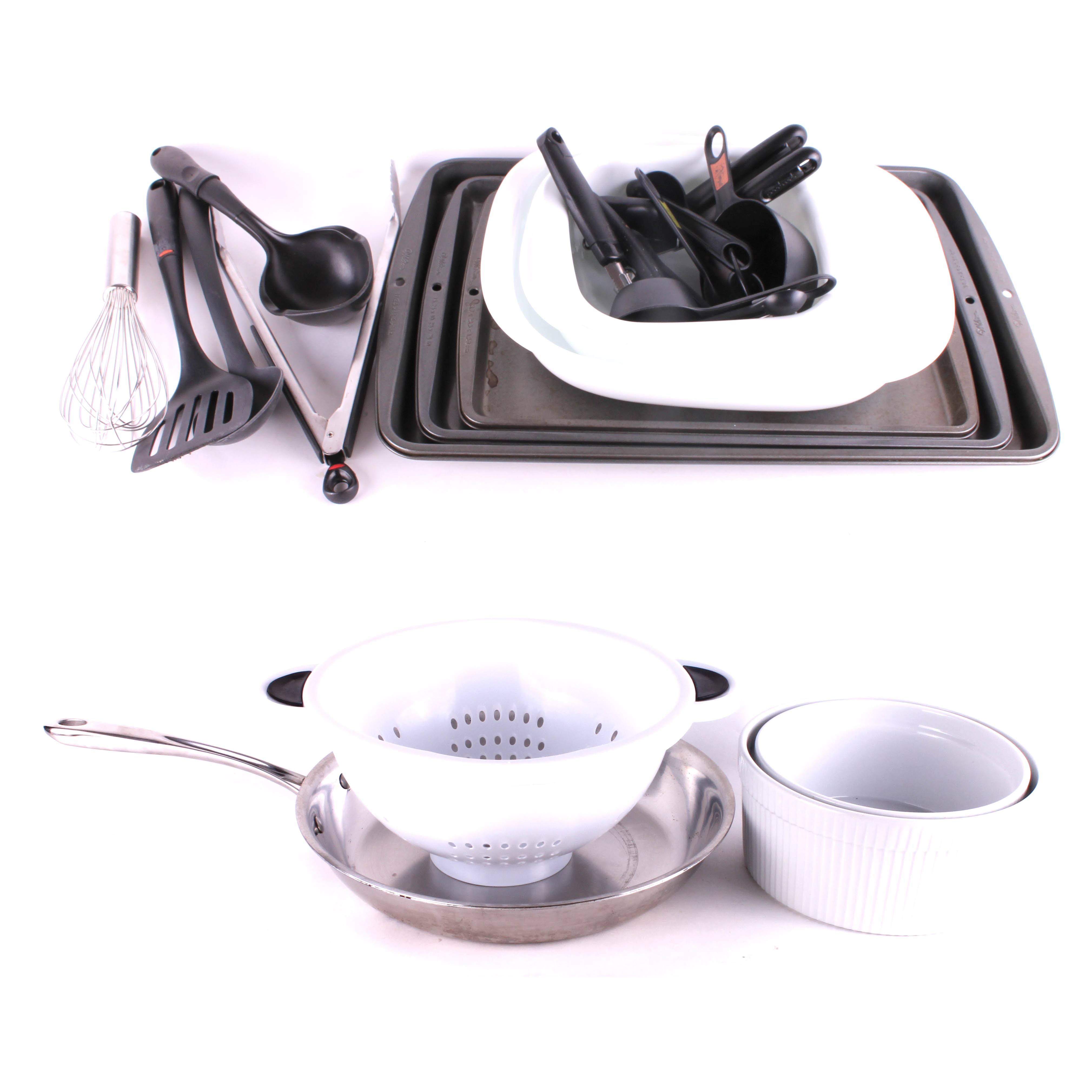 Collection of Cookware and Kitchen Utensils