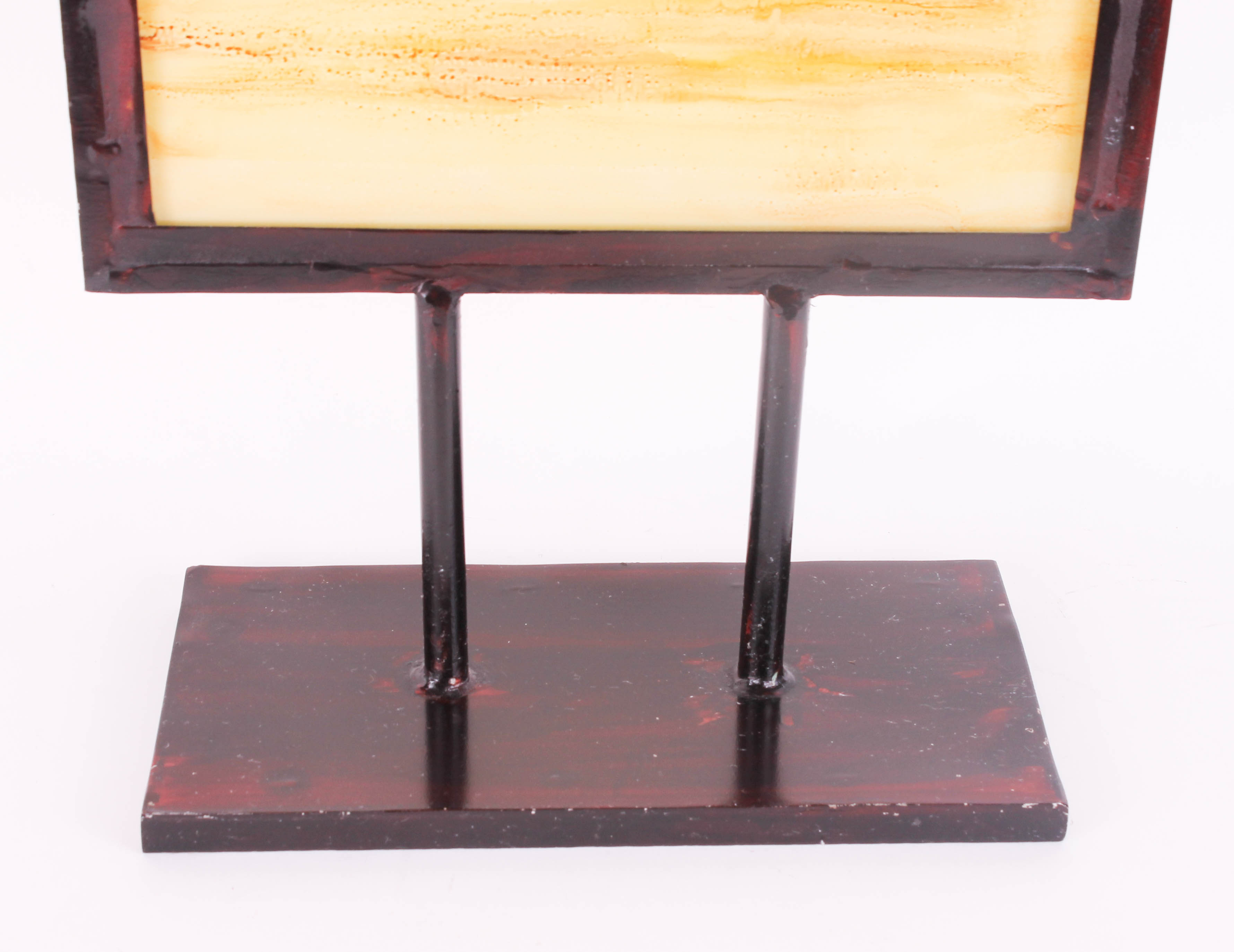 Contemporary Decorative Art Glass Panel