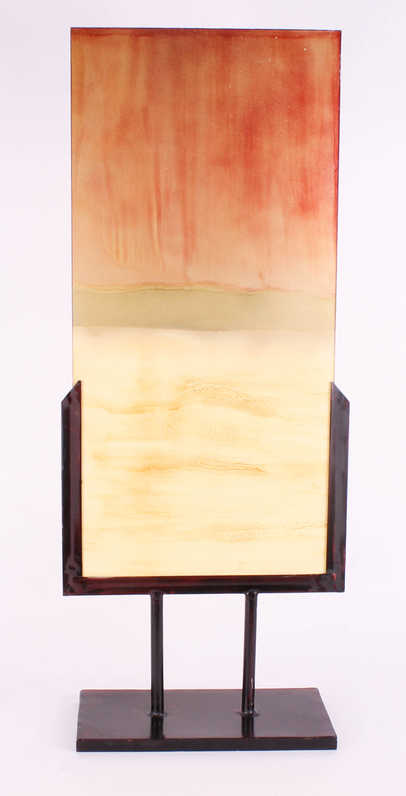 Contemporary Decorative Art Glass Panel