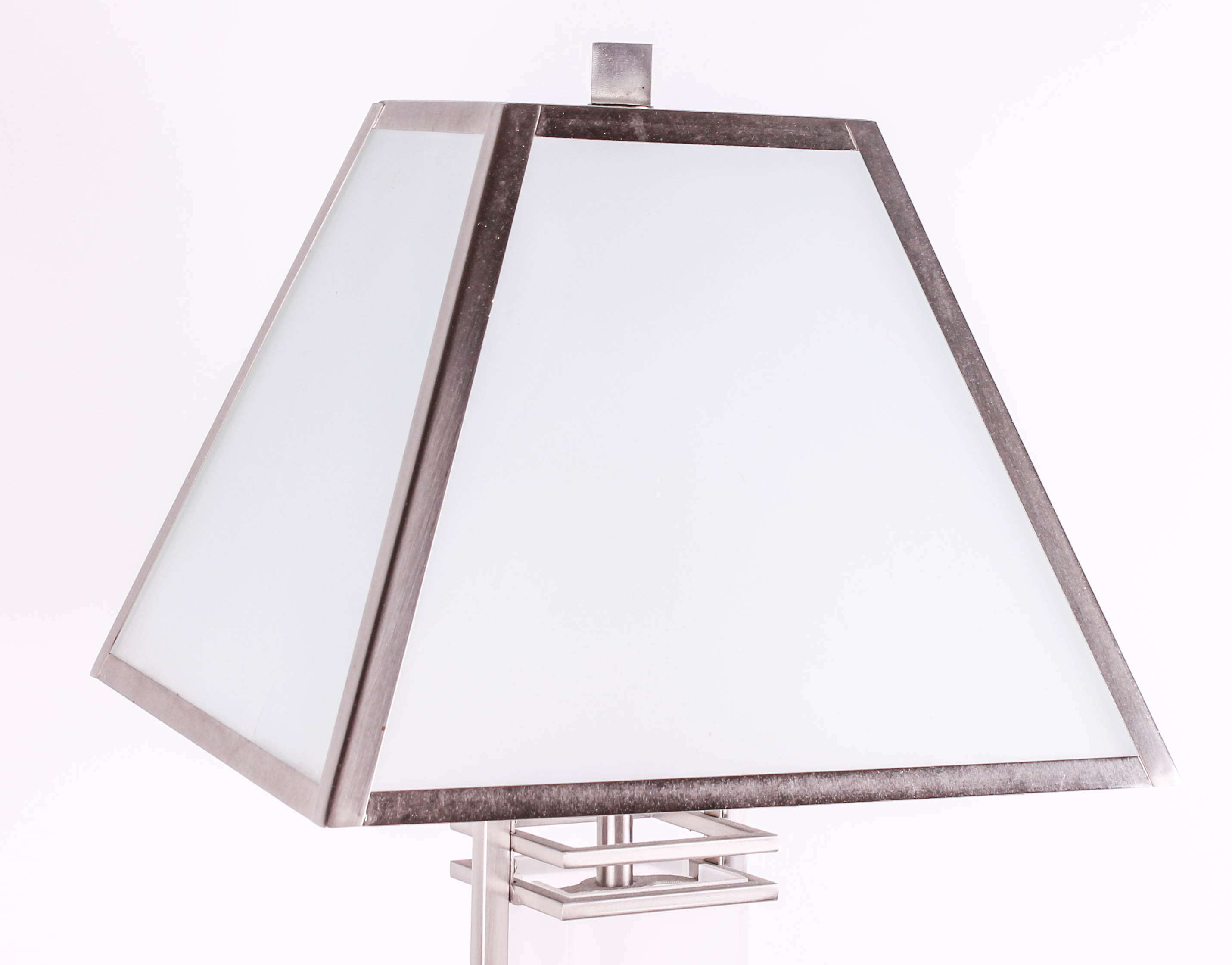 Contemporary Metal and Acrylic Table Lamp