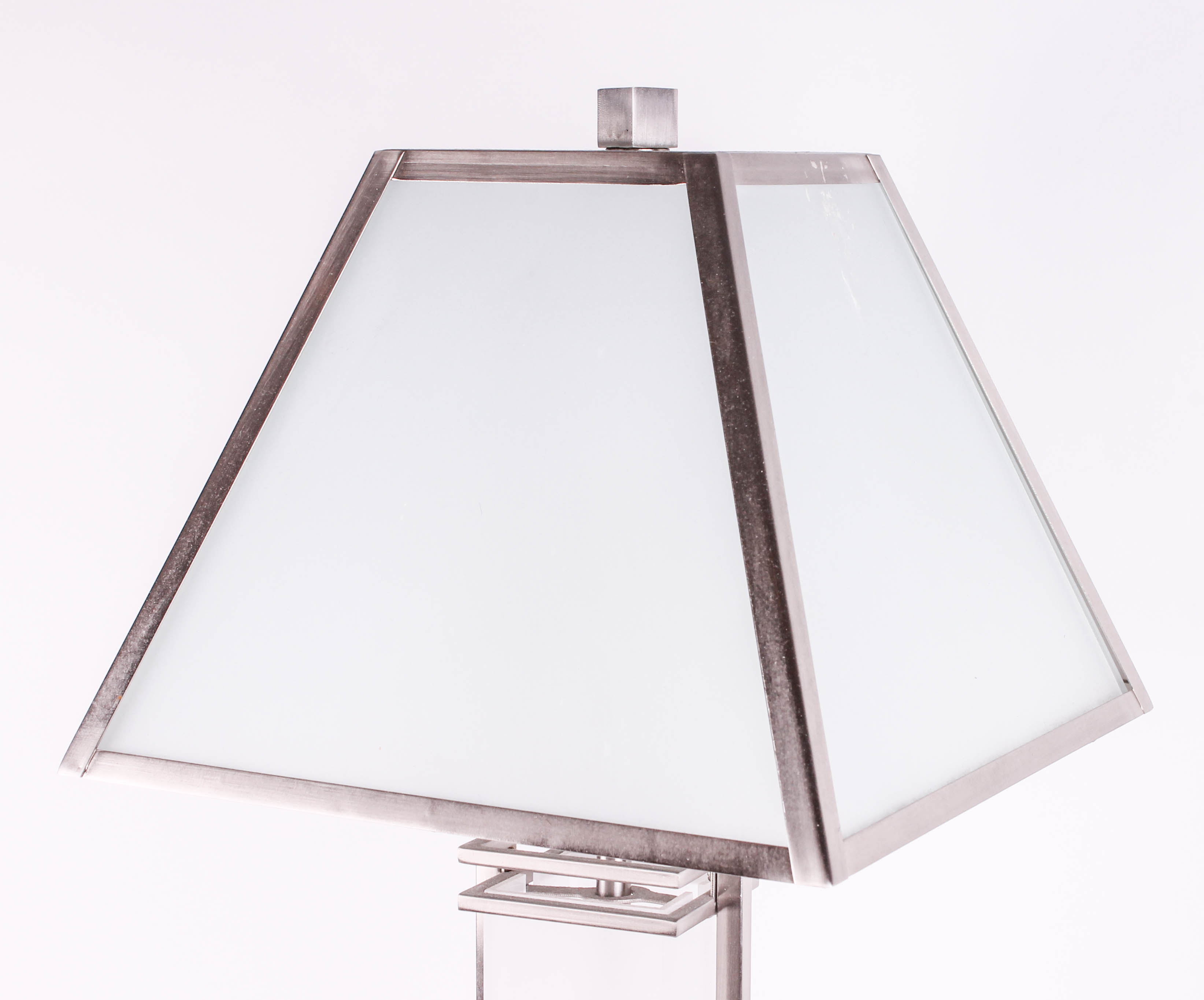 Contemporary Metal and Acrylic Table Lamp