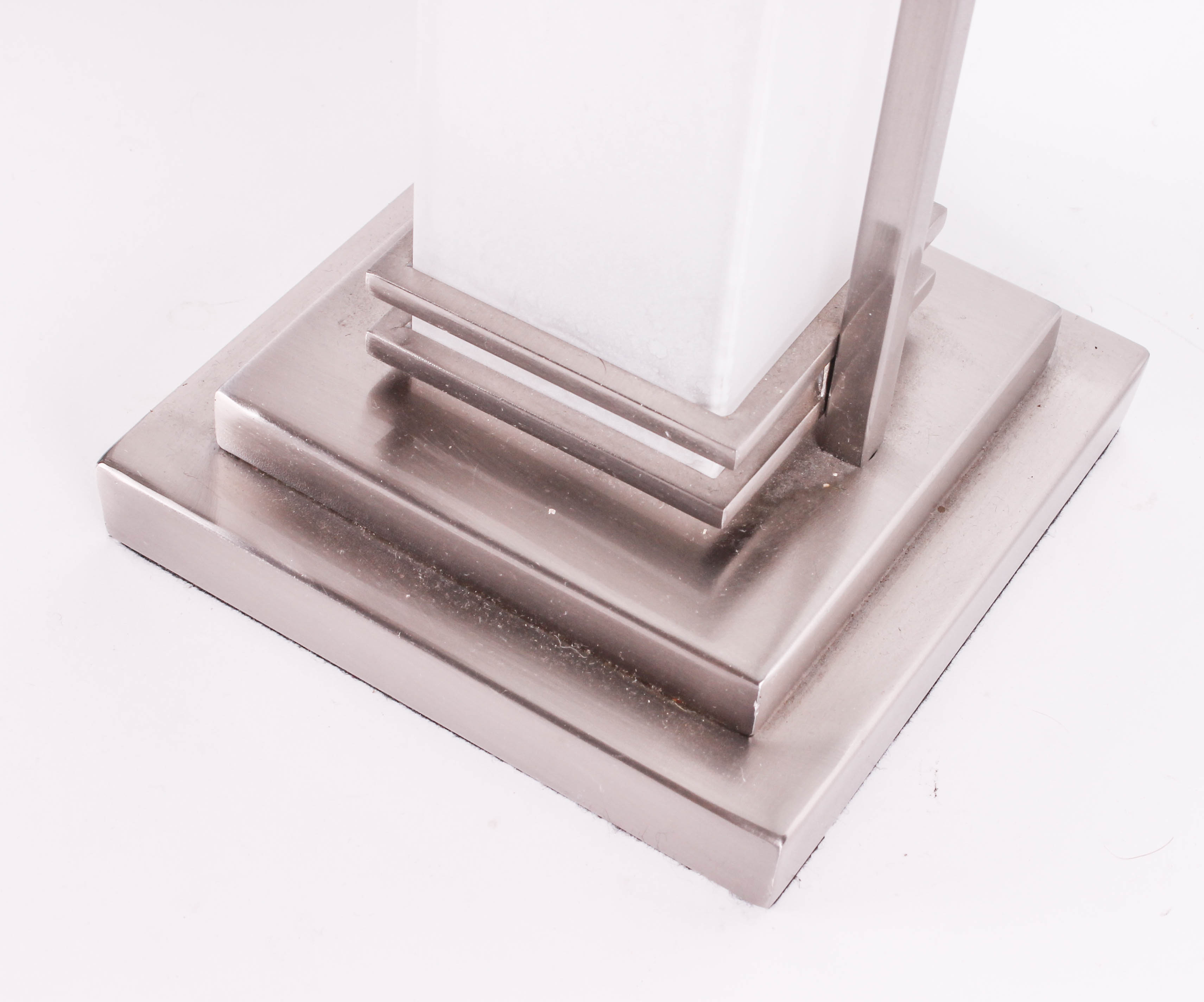 Contemporary Metal and Acrylic Table Lamp