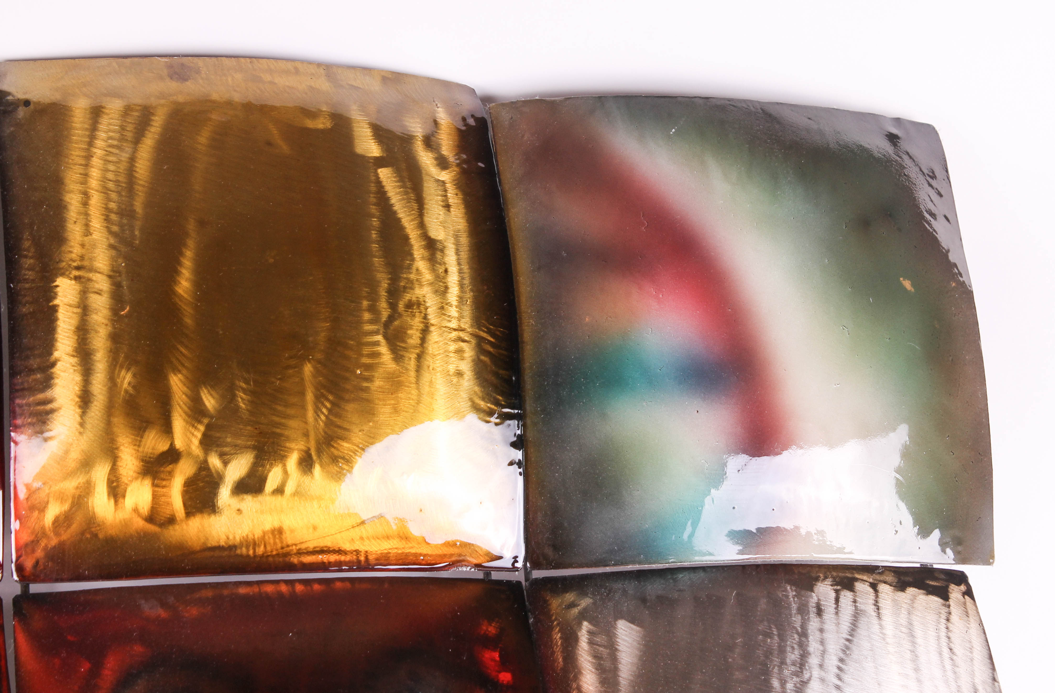 Colorful Contemporary Wall Art Sculpture