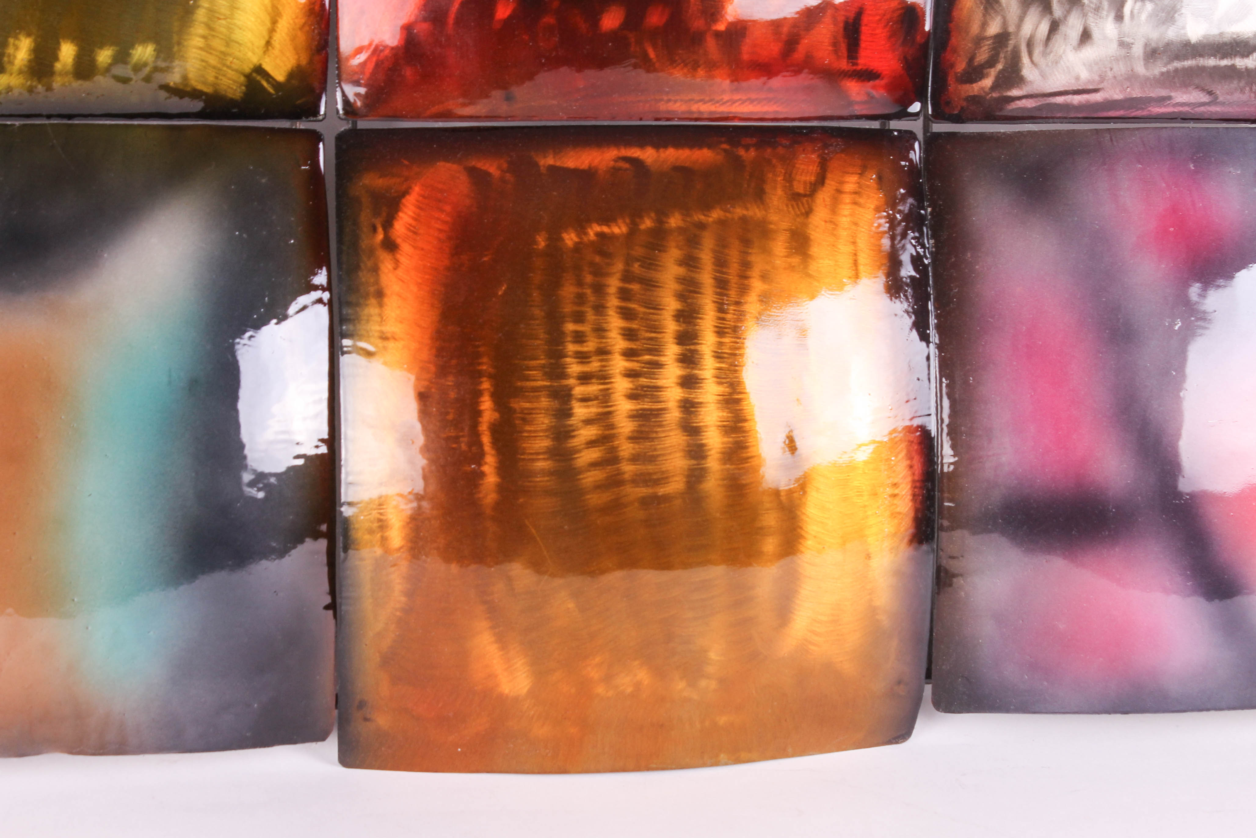 Colorful Contemporary Wall Art Sculpture