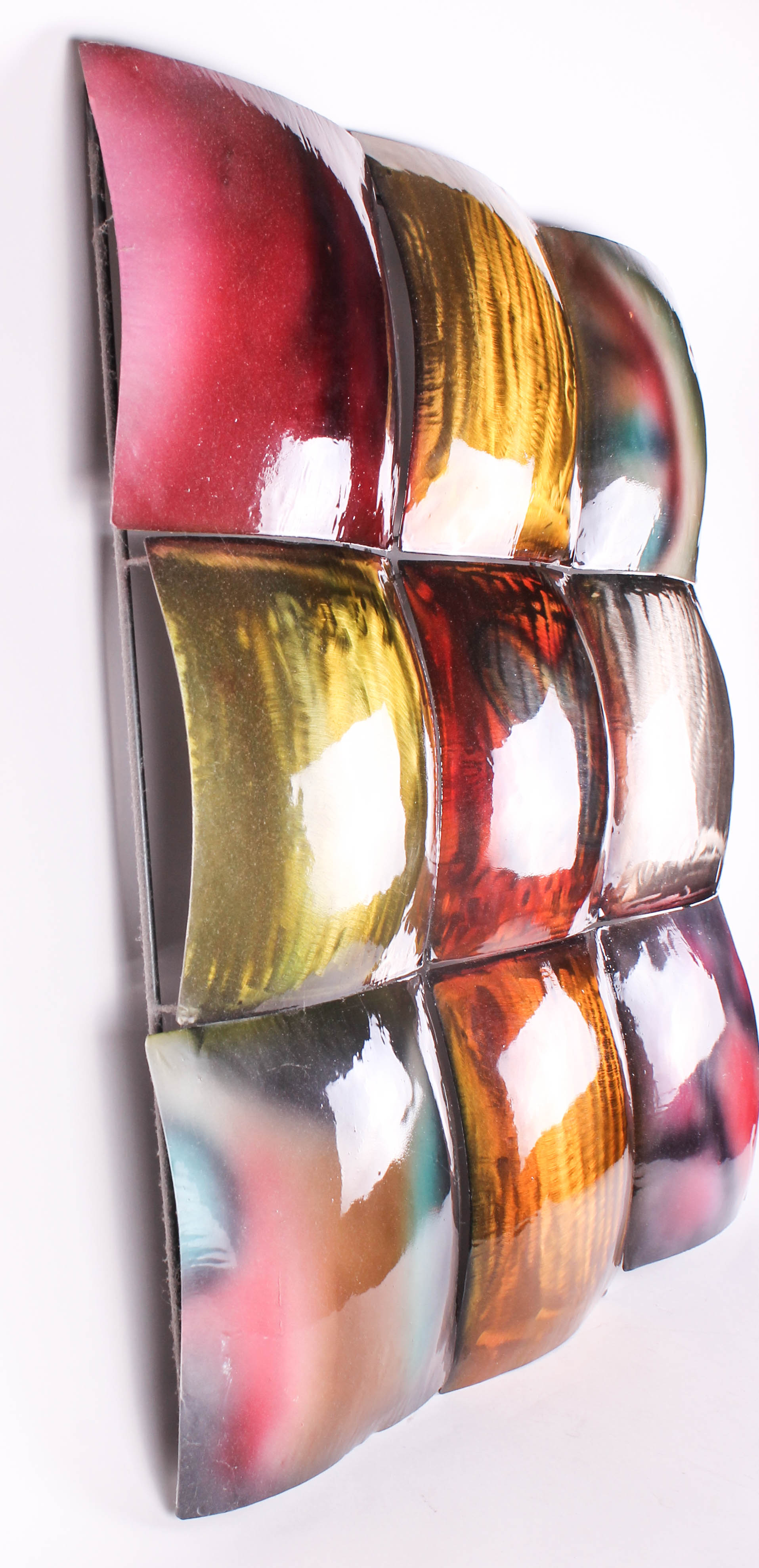 Colorful Contemporary Wall Art Sculpture