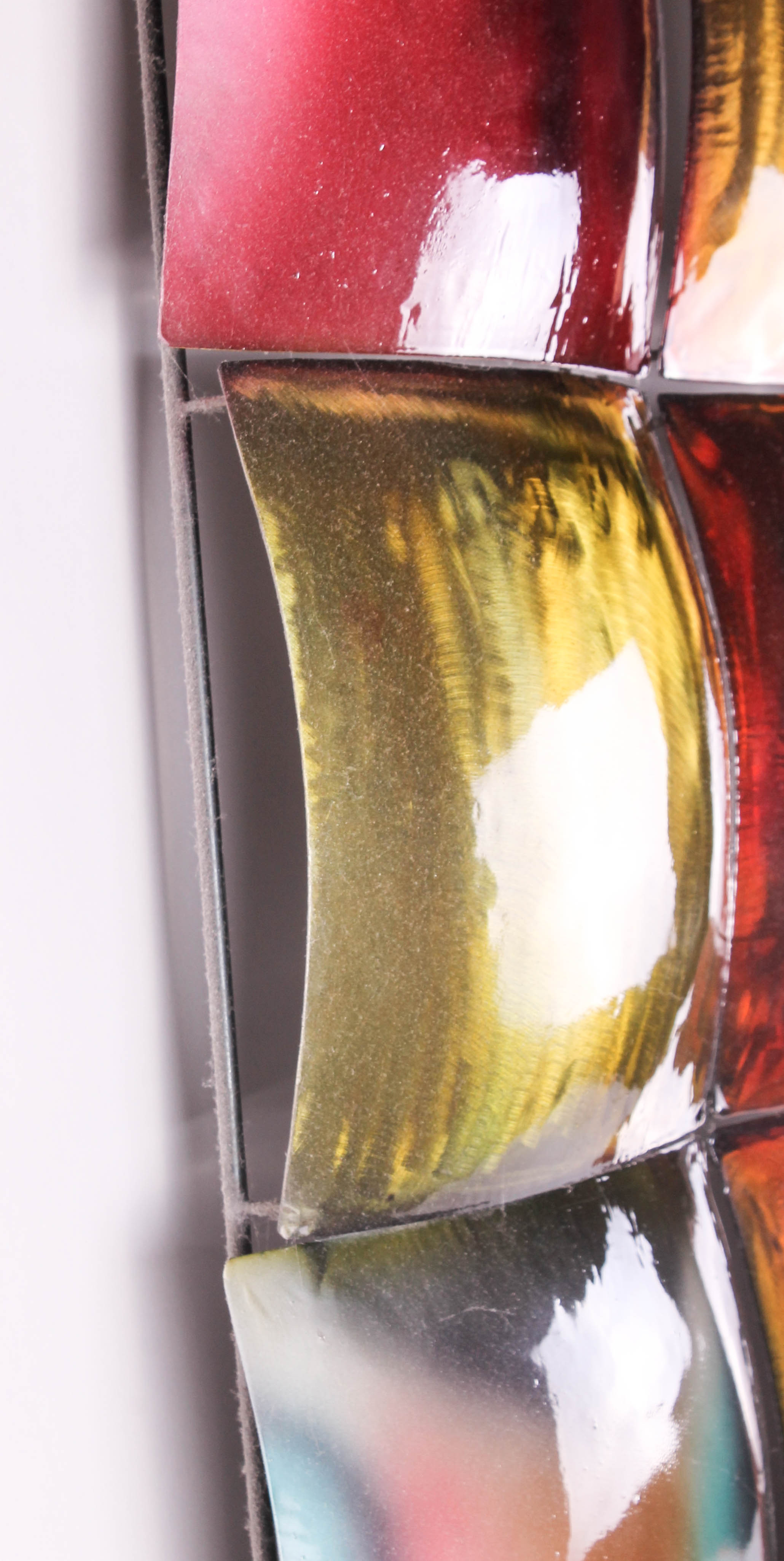 Colorful Contemporary Wall Art Sculpture