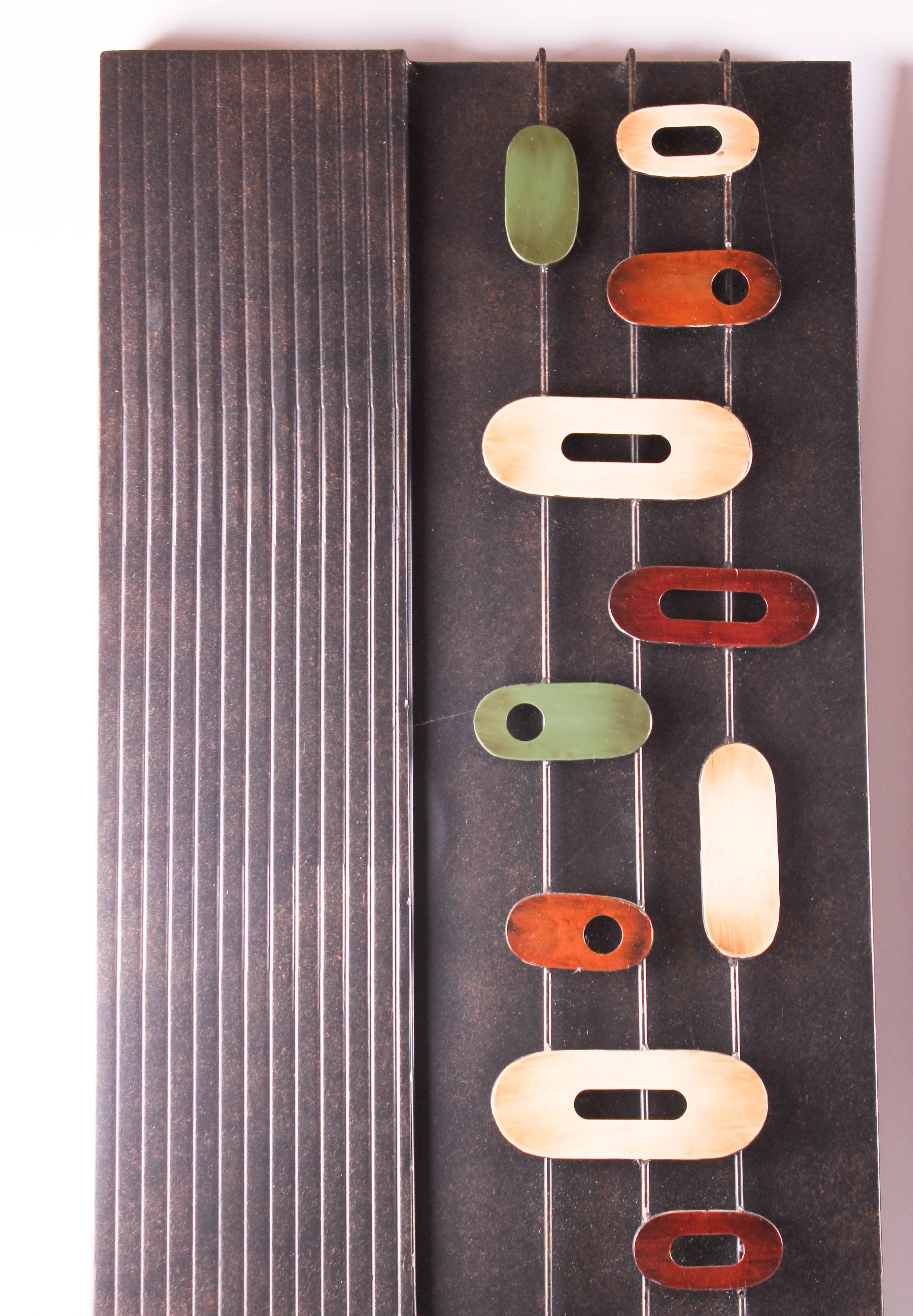 Pair of Contemporary Metal Wall Art Sculptures