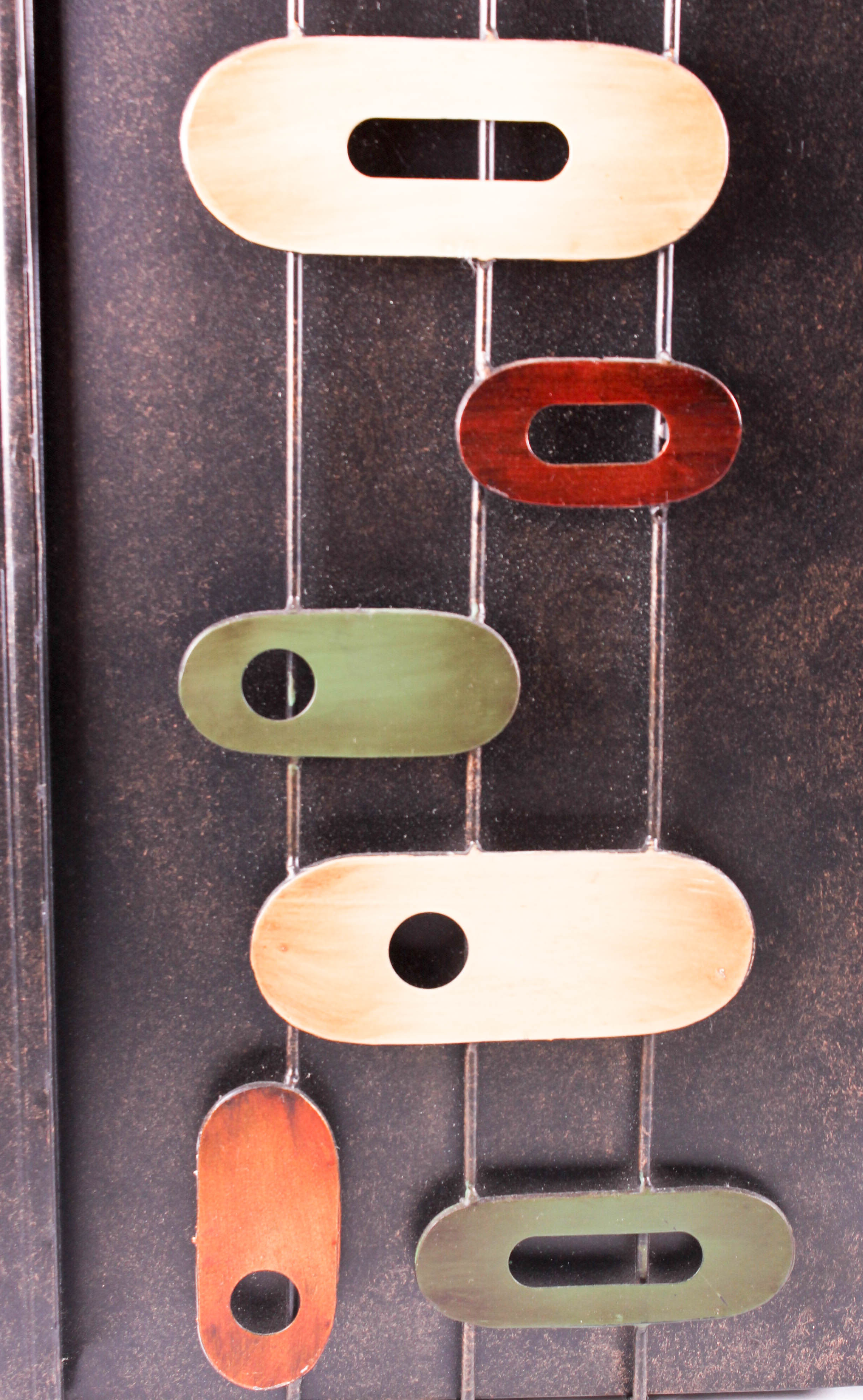 Pair of Contemporary Metal Wall Art Sculptures