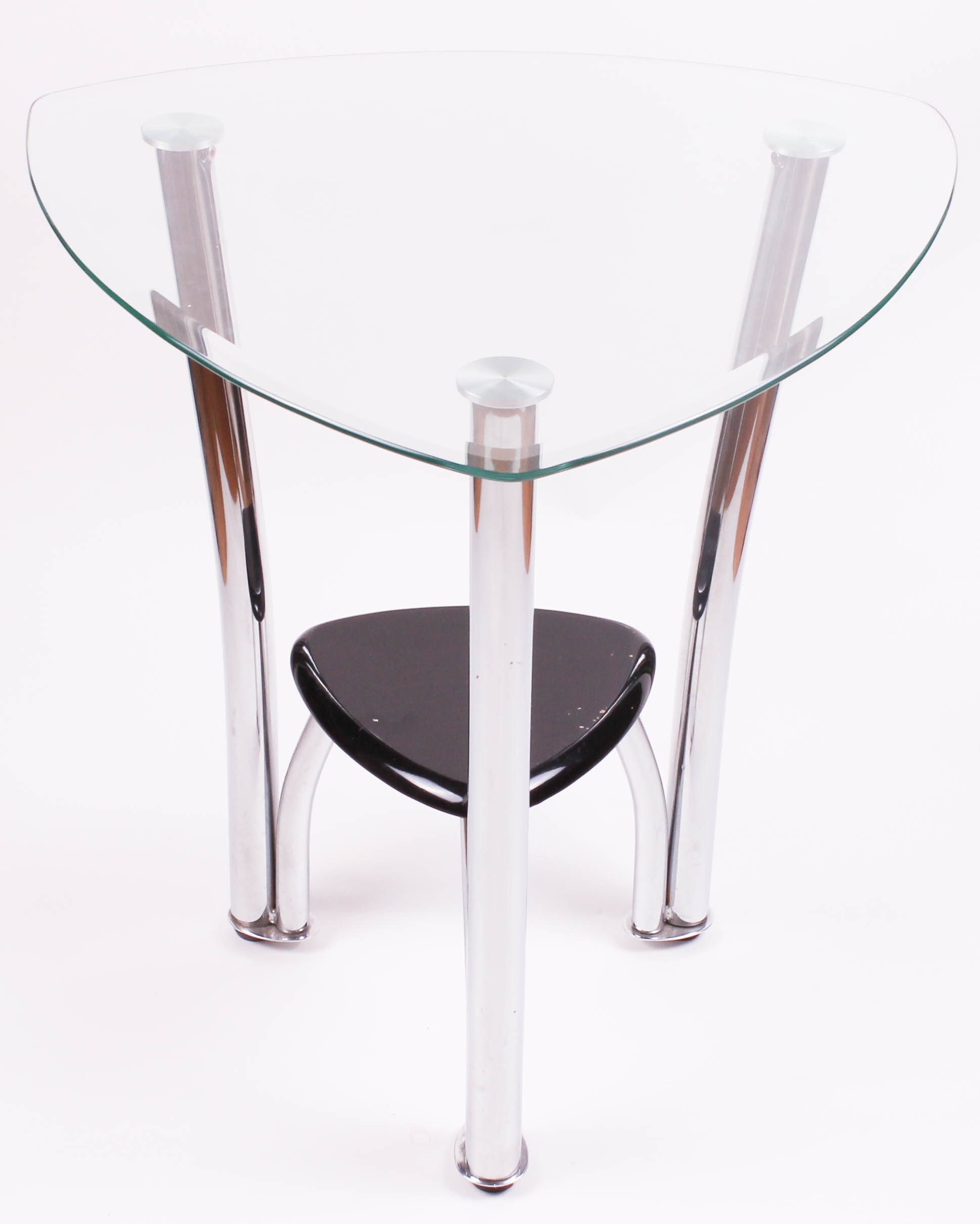 Pair of Glass Top End Tables