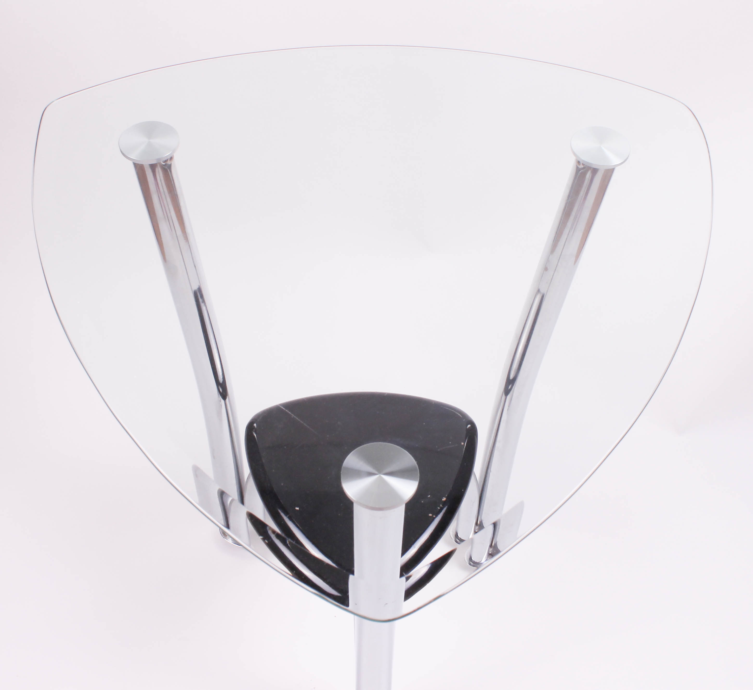 Pair of Glass Top End Tables