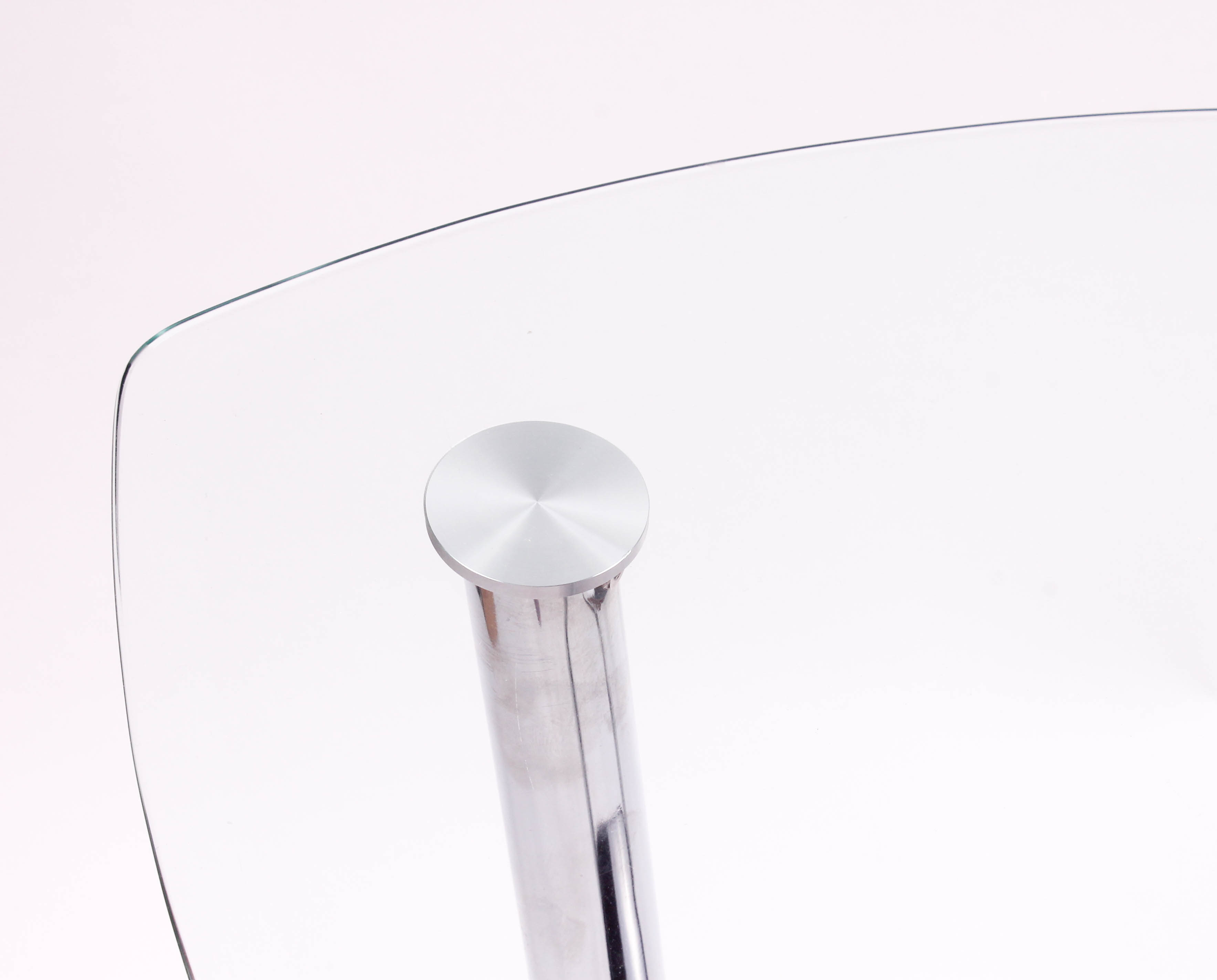 Pair of Glass Top End Tables