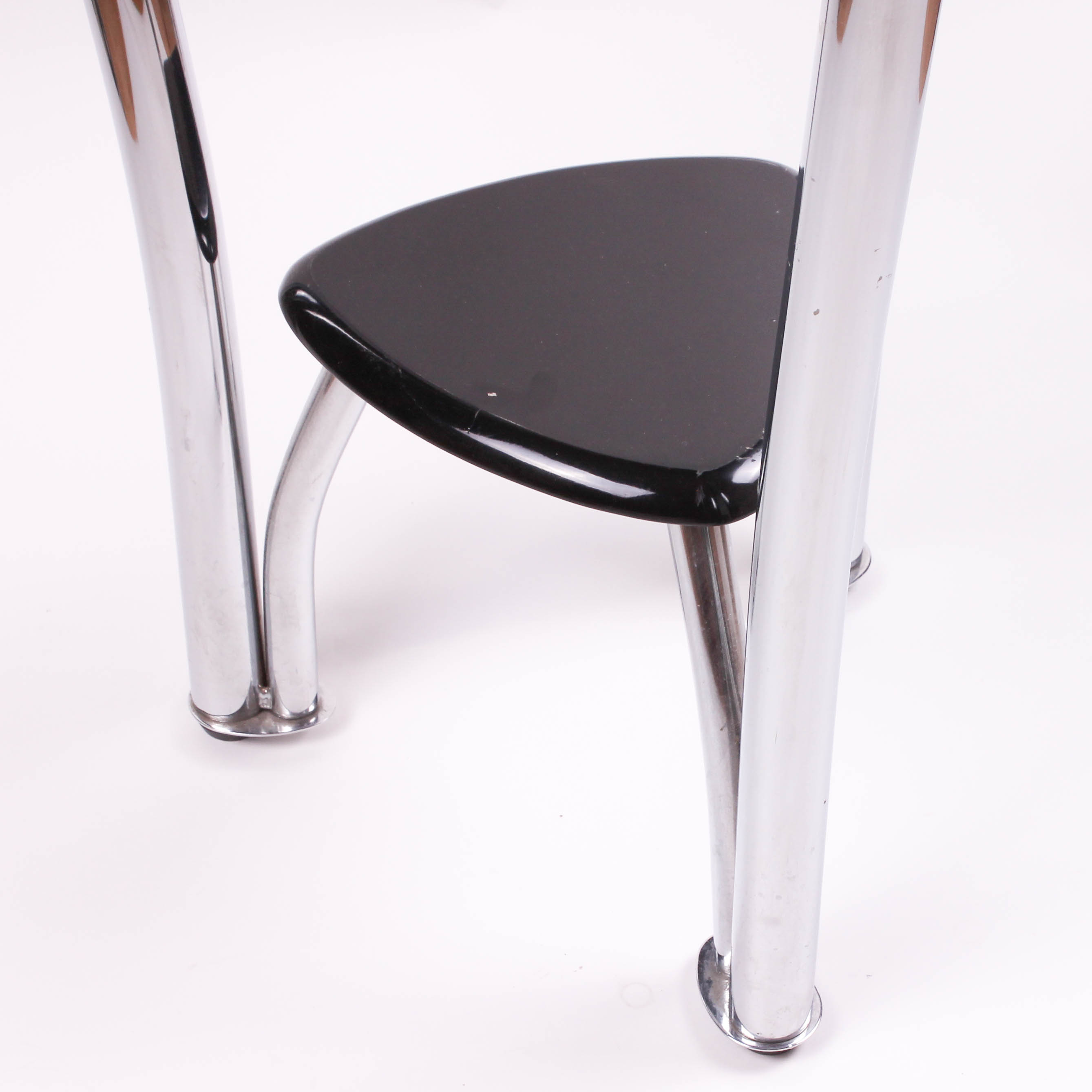 Pair of Glass Top End Tables