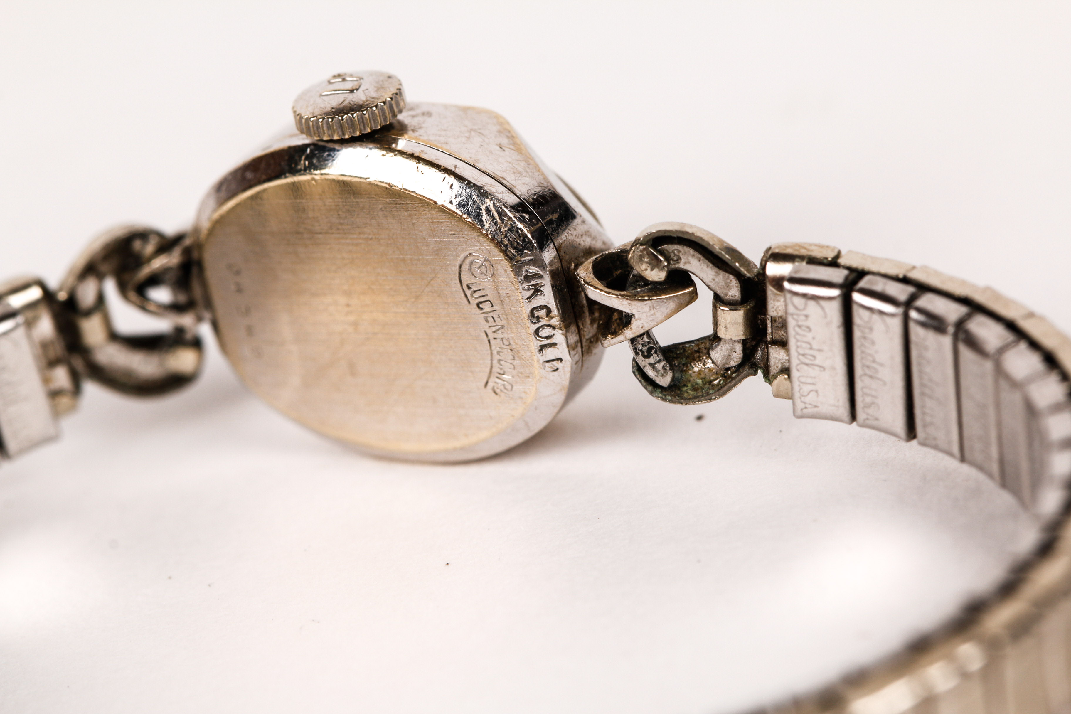 Lucien Piccard Women's 14K White Gold Watch