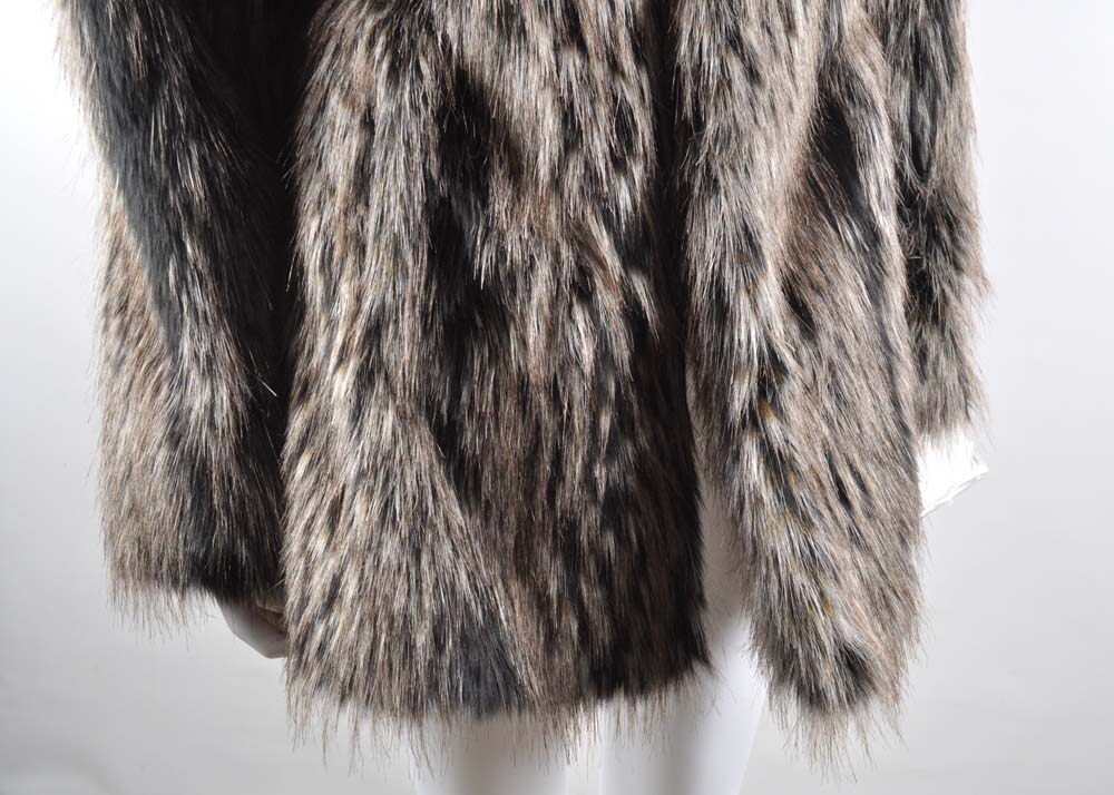 Lyric Culture Reproduction Janis Joplin Faux Fur Coat