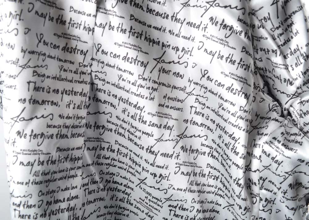 Lyric Culture Reproduction Janis Joplin Faux Fur Coat