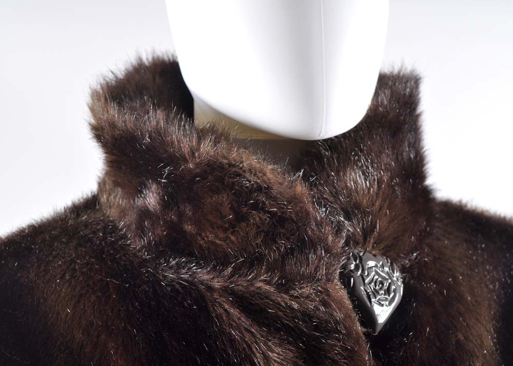 Betsy Johnson Faux Fur Coat
