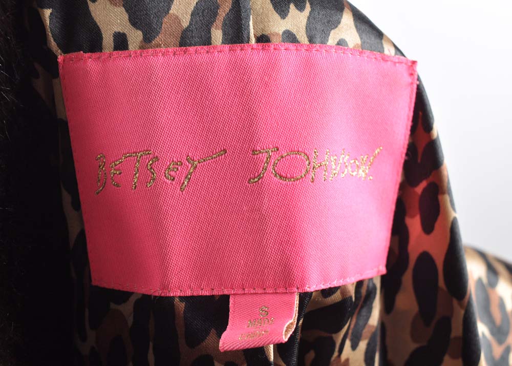 Betsy Johnson Faux Fur Coat