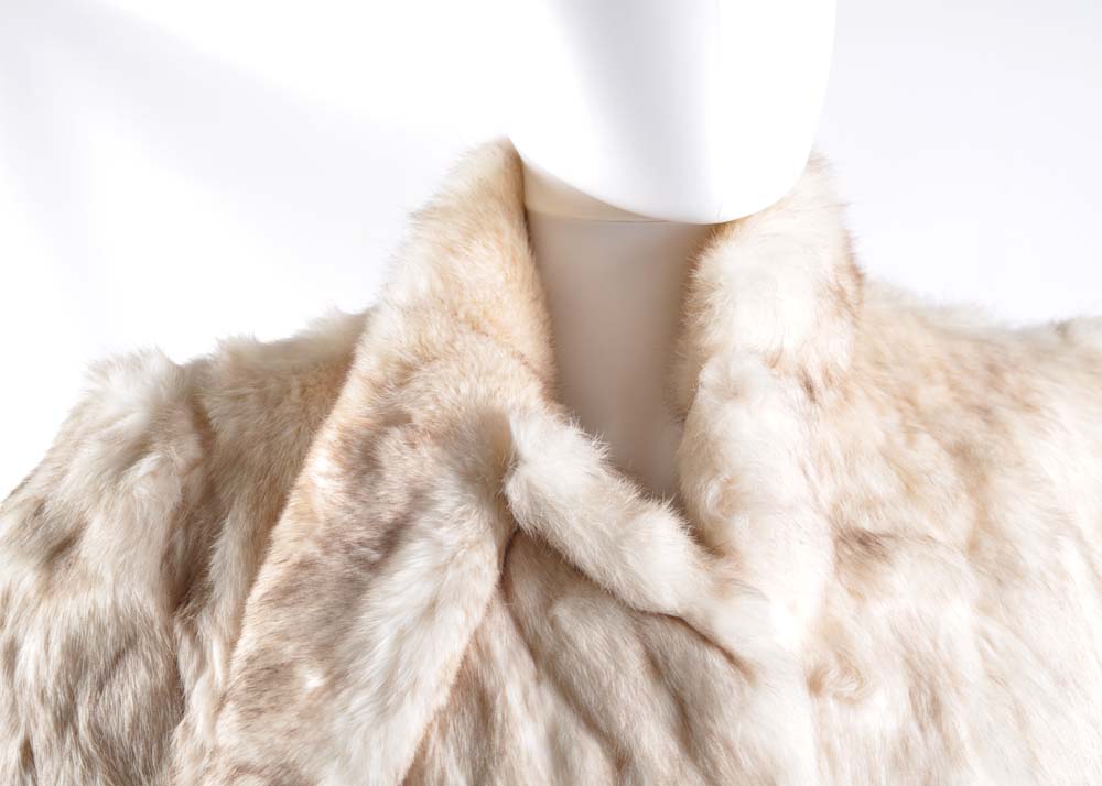 Rabbit and Fox Tail Fur Jacket
