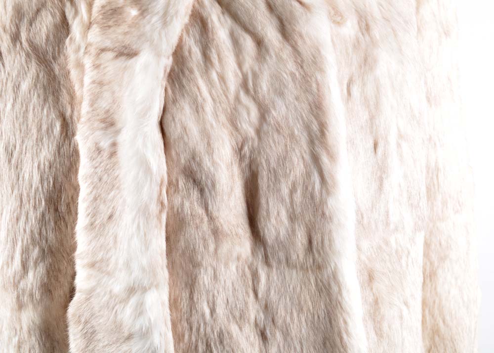 Rabbit and Fox Tail Fur Jacket