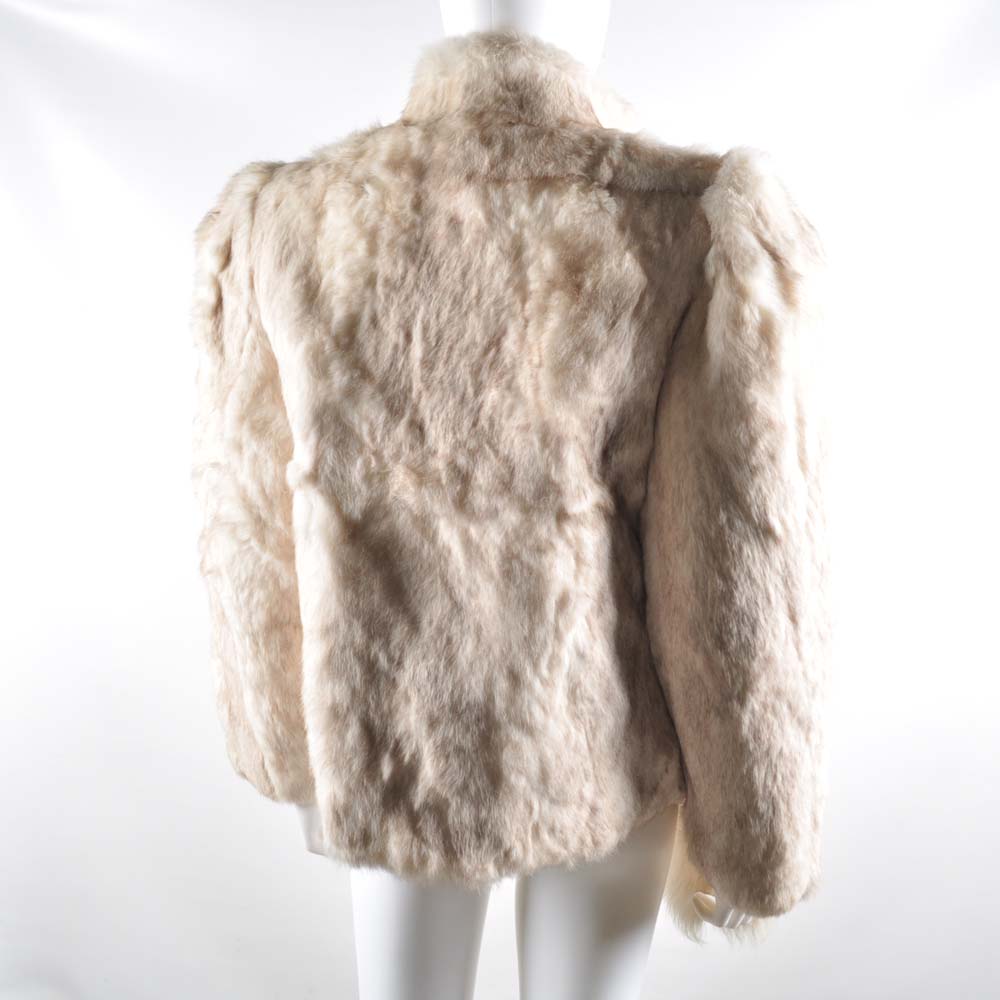 Rabbit and Fox Tail Fur Jacket