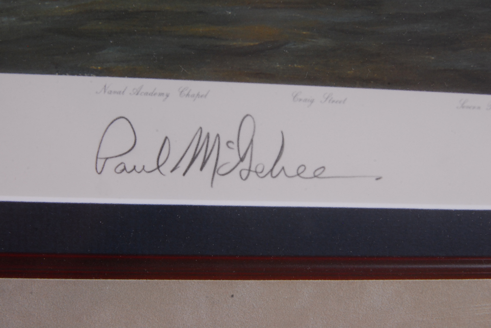 Paul McGehee Limited Edition Offset Lithographs "Annapolis at Twilight" and "The Melon Boat"