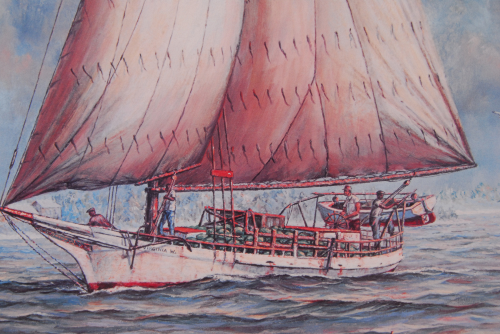 Paul McGehee Limited Edition Offset Lithographs "Annapolis at Twilight" and "The Melon Boat"