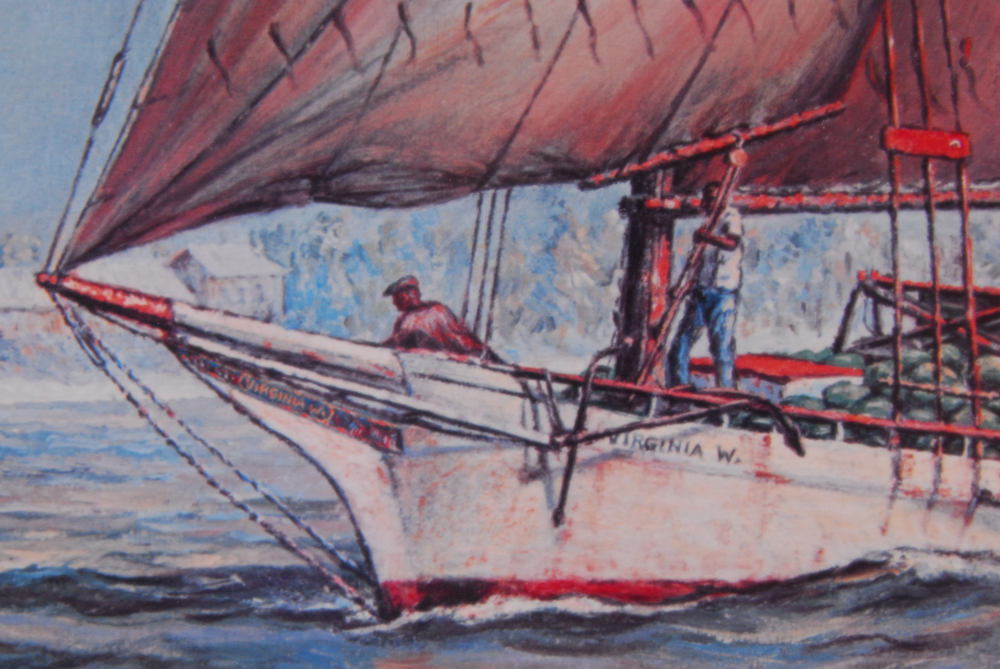 Paul McGehee Limited Edition Offset Lithographs "Annapolis at Twilight" and "The Melon Boat"