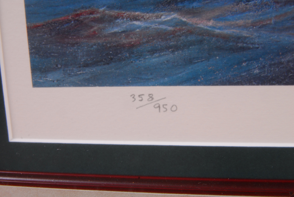 Paul McGehee Limited Edition Offset Lithographs "Annapolis at Twilight" and "The Melon Boat"