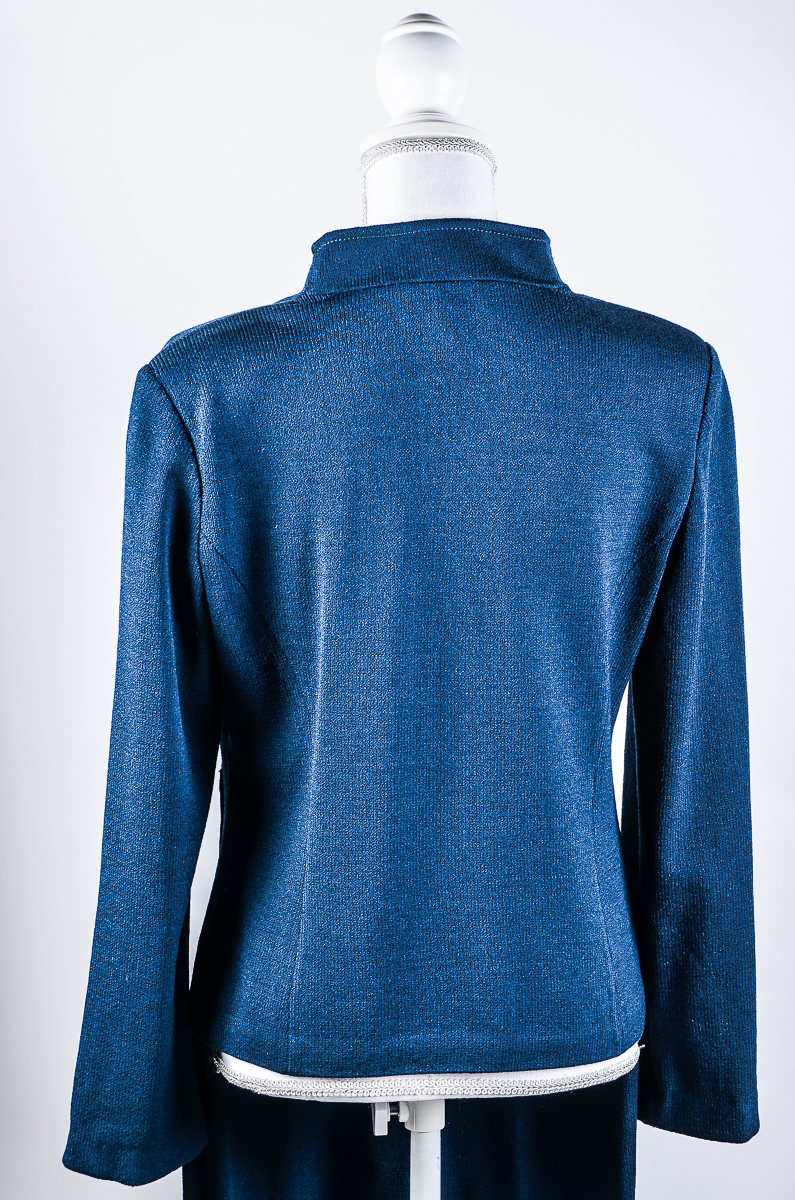 Women's St. John Teal Knit Pantsuit