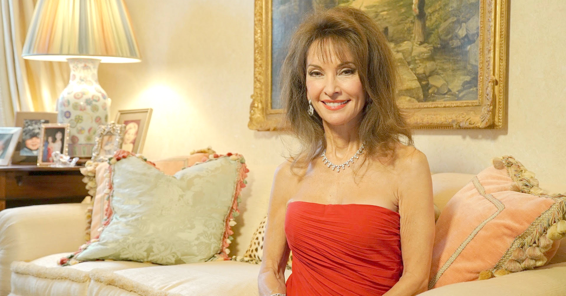 Susan's Valentino Red Silk Dress She Wore On The Cover Of Memoir