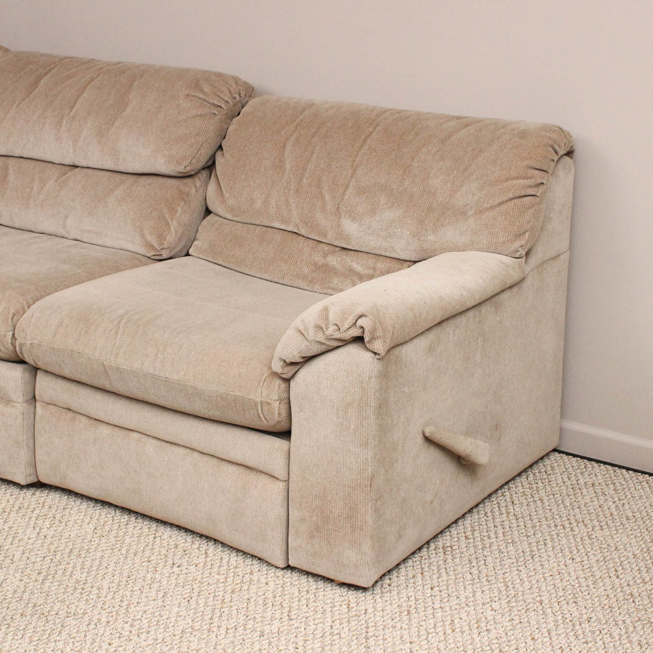 Stratford "Stratopedic" Sleeper Sectional Sofa