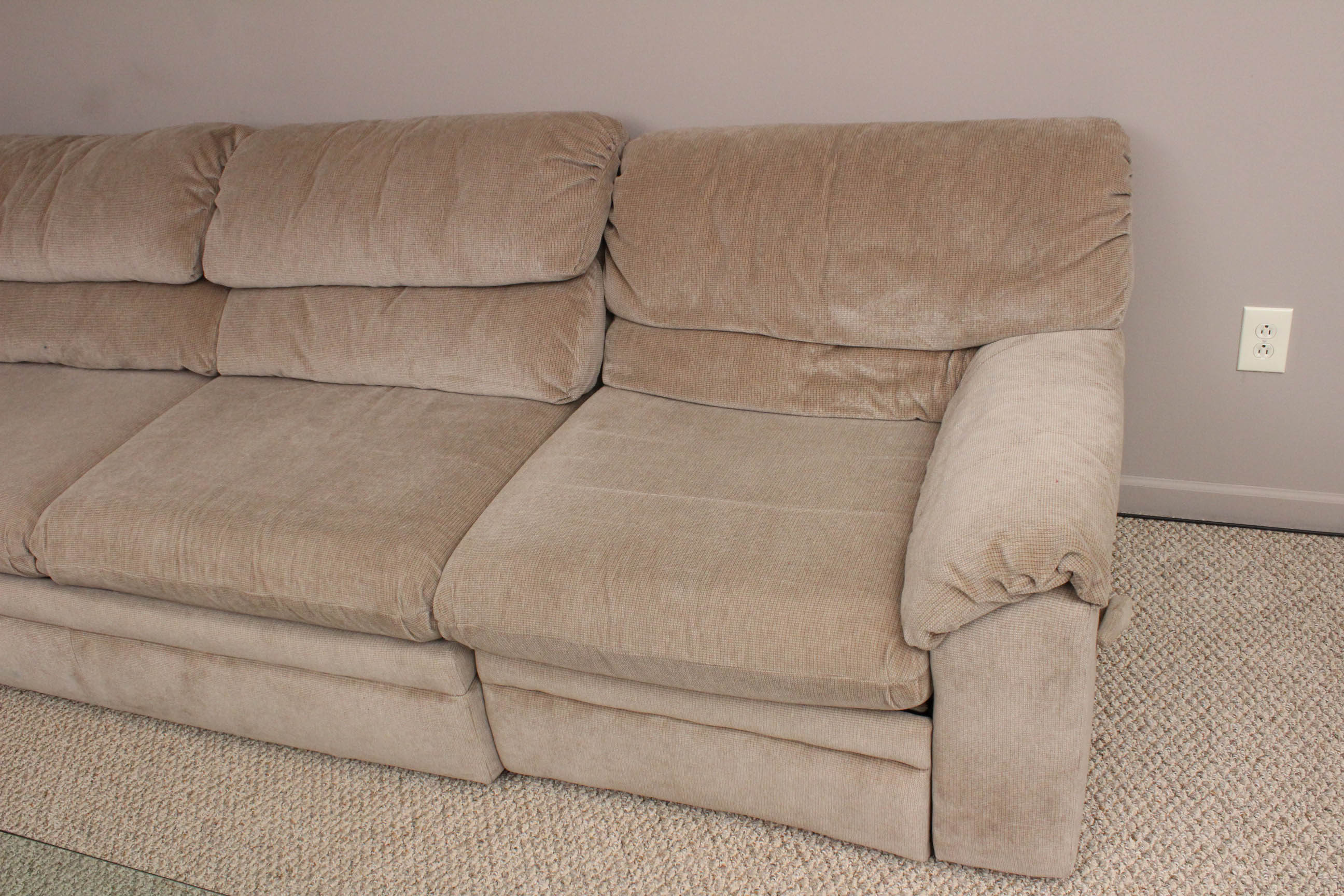 Stratford "Stratopedic" Sleeper Sectional Sofa