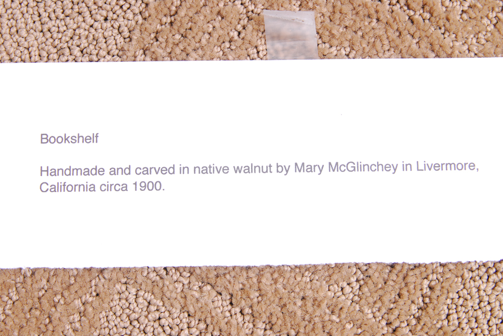 Circa 1900 Hand-Carved Walnut Bookshelf