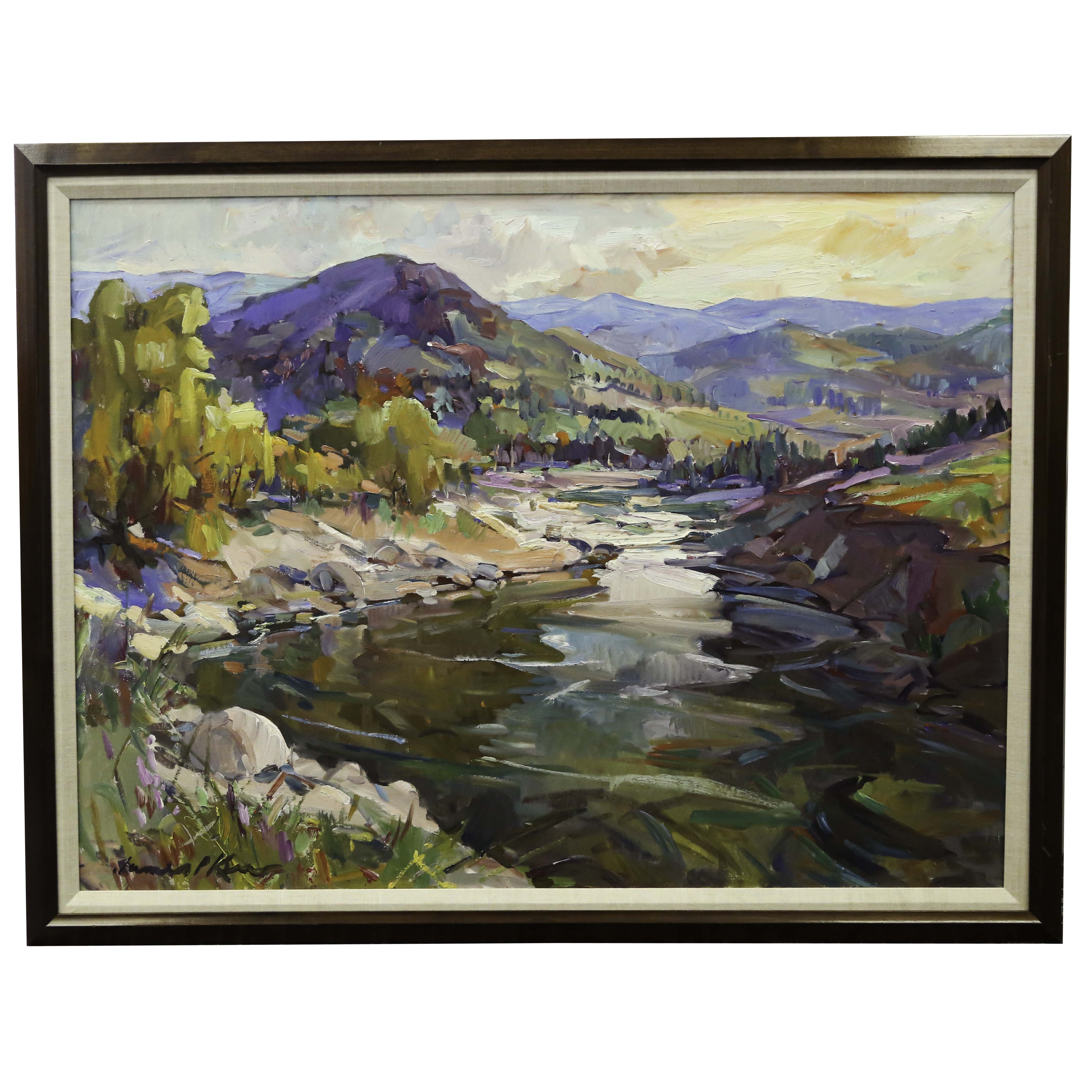 James P. Kerr Original Oil Painting on Canvas
